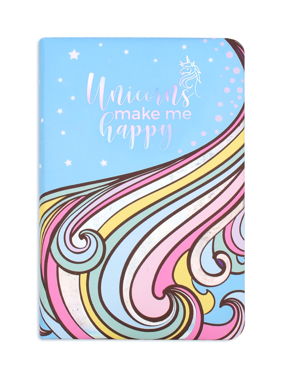 

Doodle Blue & Pink Happy Dust Print Soft Bound Notebook