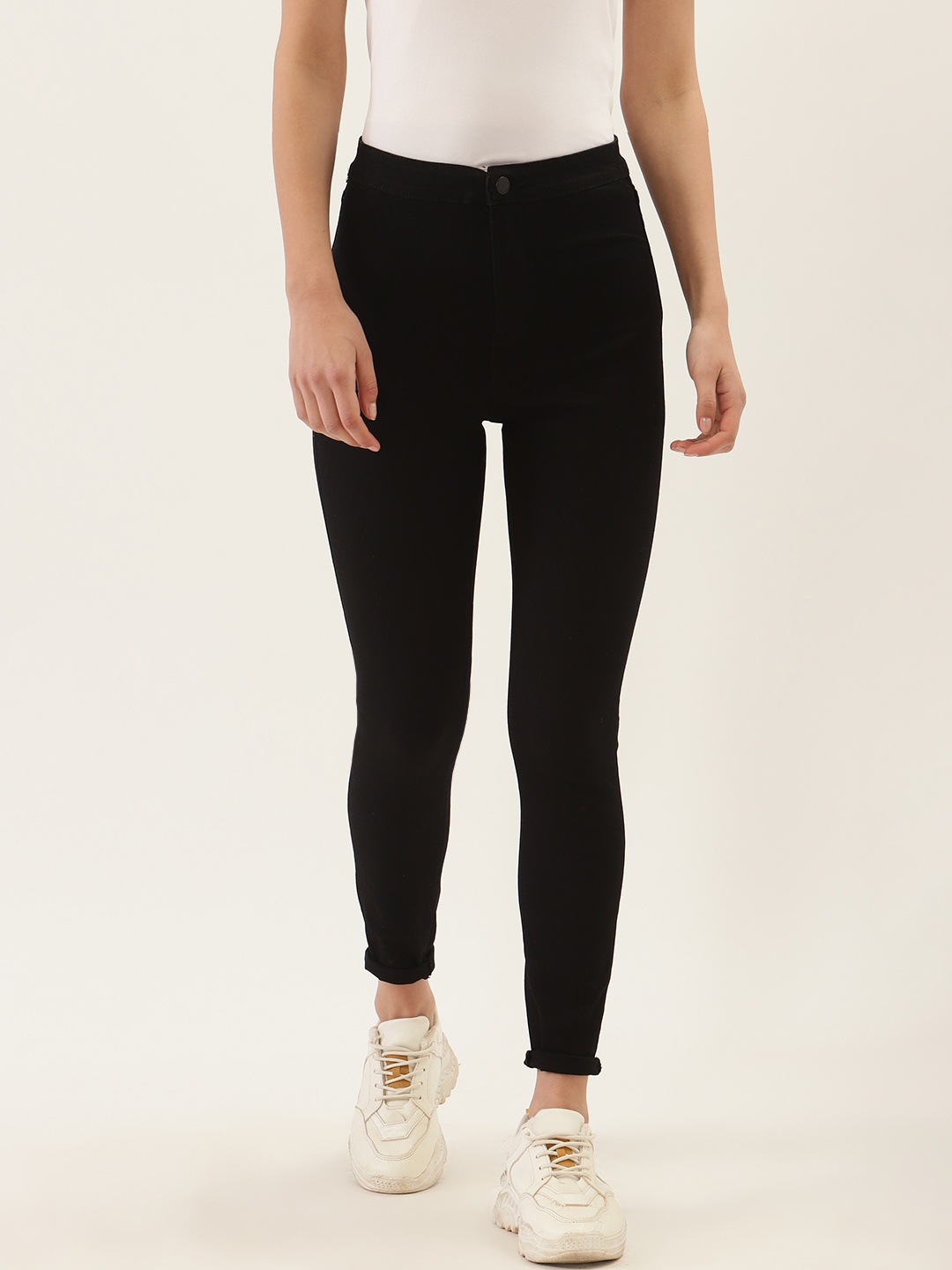 

Malachi Women Black Skinny Fit Stretchable Jeans