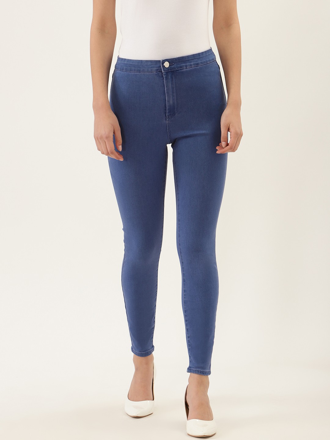

Malachi Women Blue Skinny Fit High-Rise Clean Look Stretchable Jeans