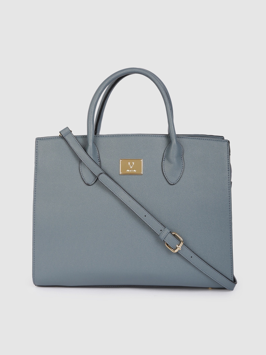 

Allen Solly Blue Solid Handheld Bag