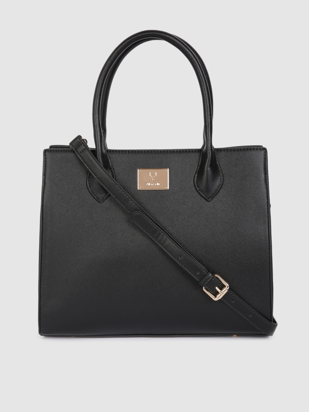 

Allen Solly Black Solid Shoulder Bag