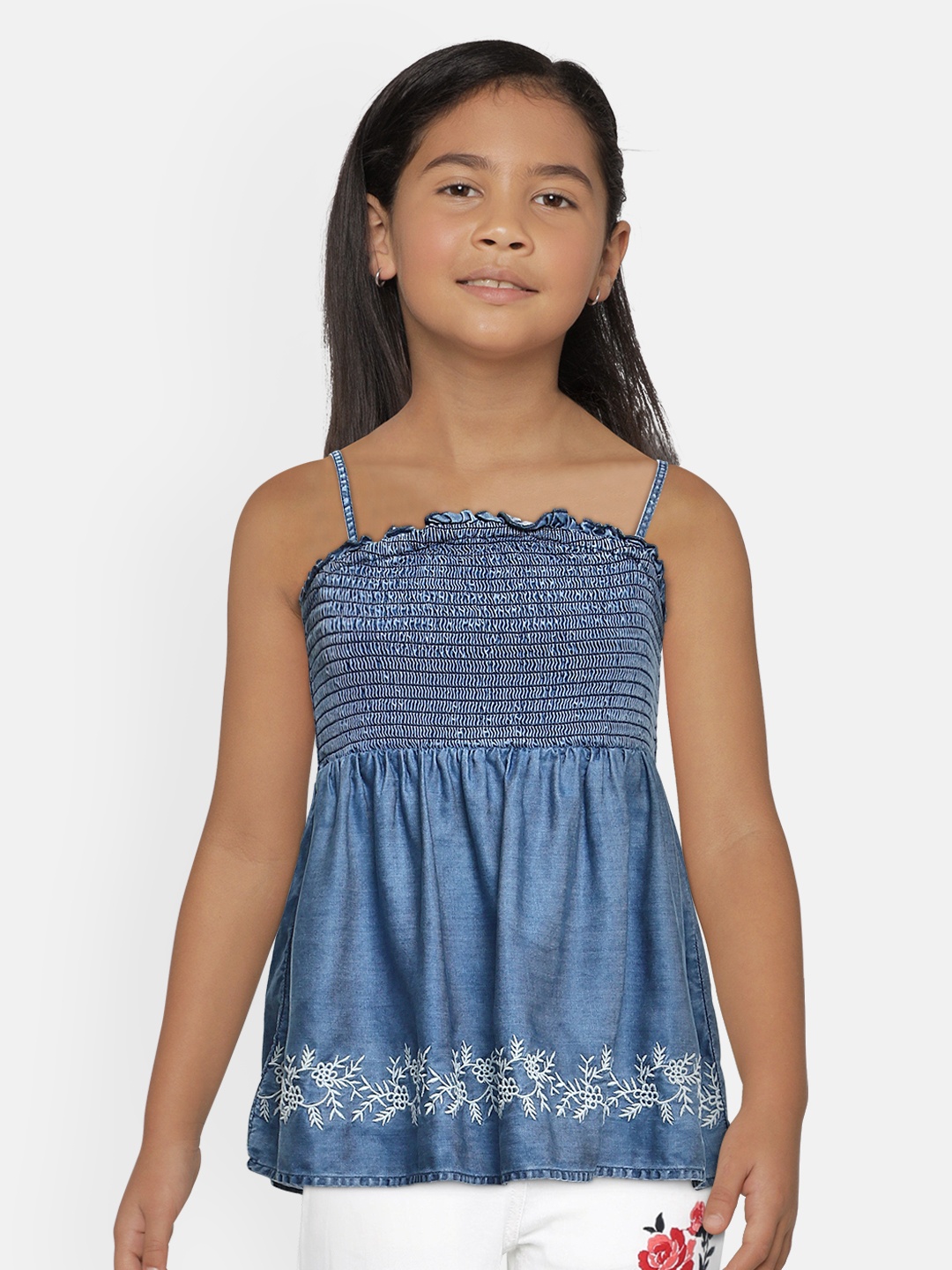 

Global Desi Girls Blue Top