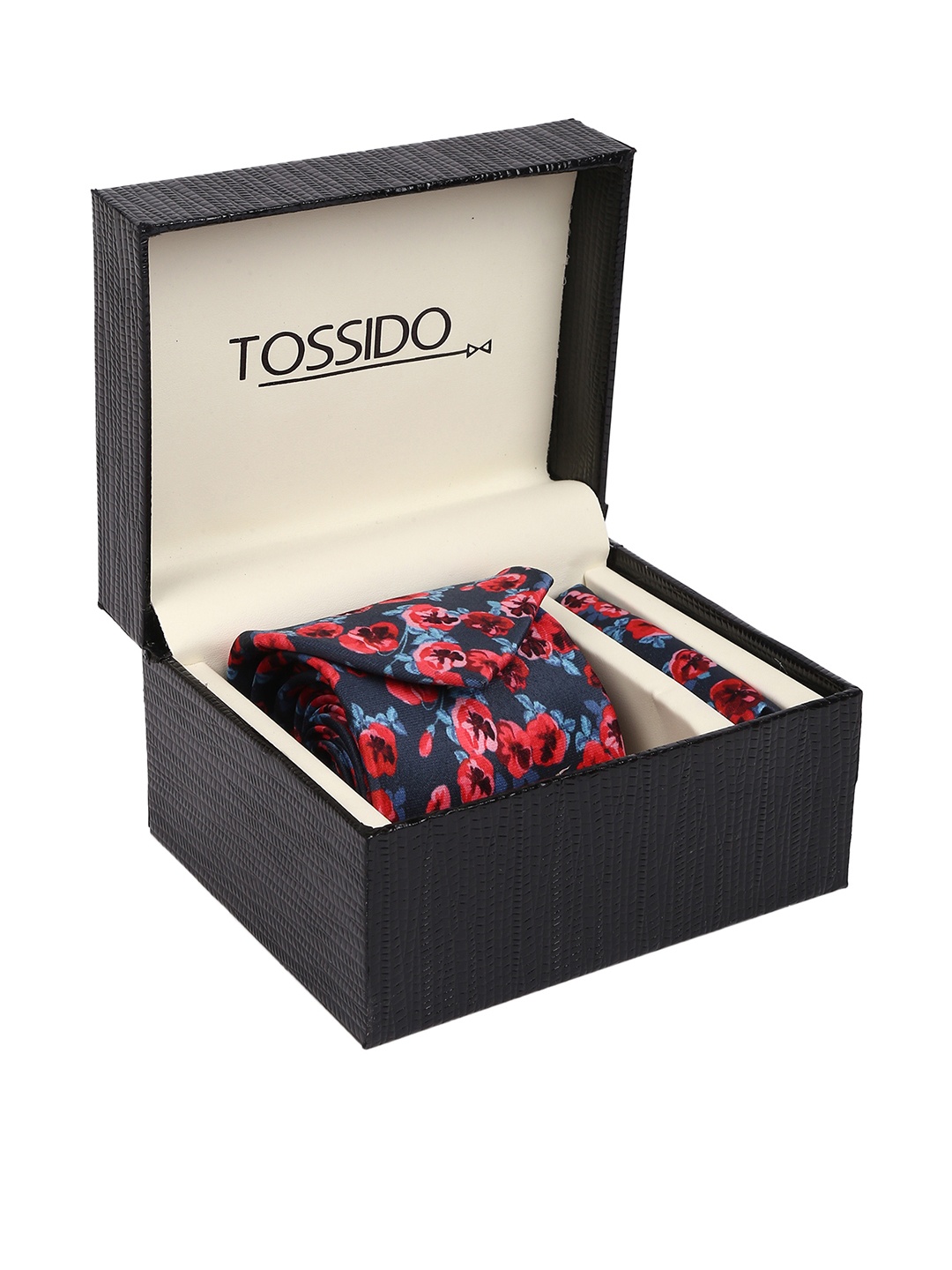 

Tossido Men Blue & Red Printed Accessory Gift Set