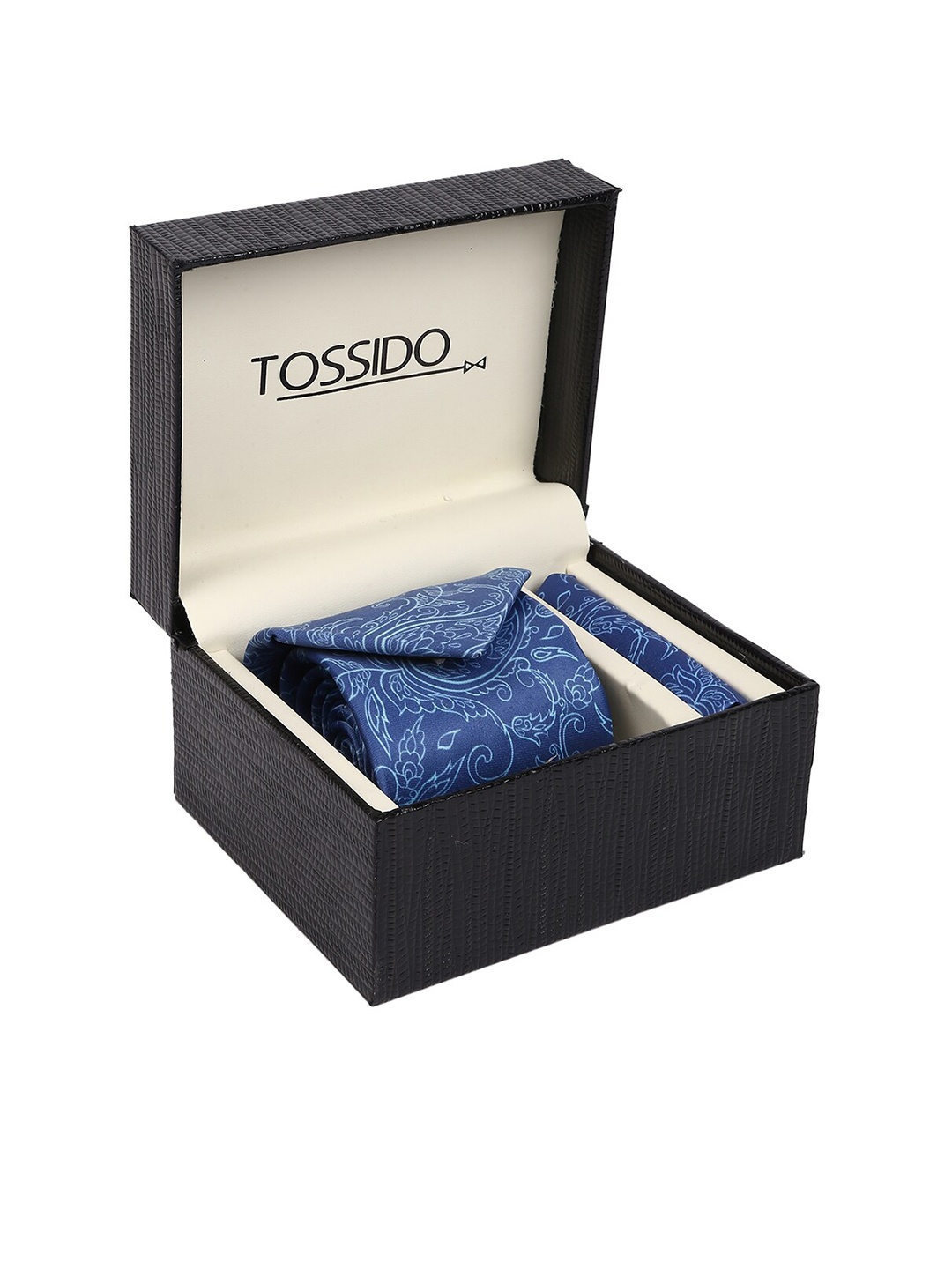

Tossido Men Blue Printed Accessory Gift Set
