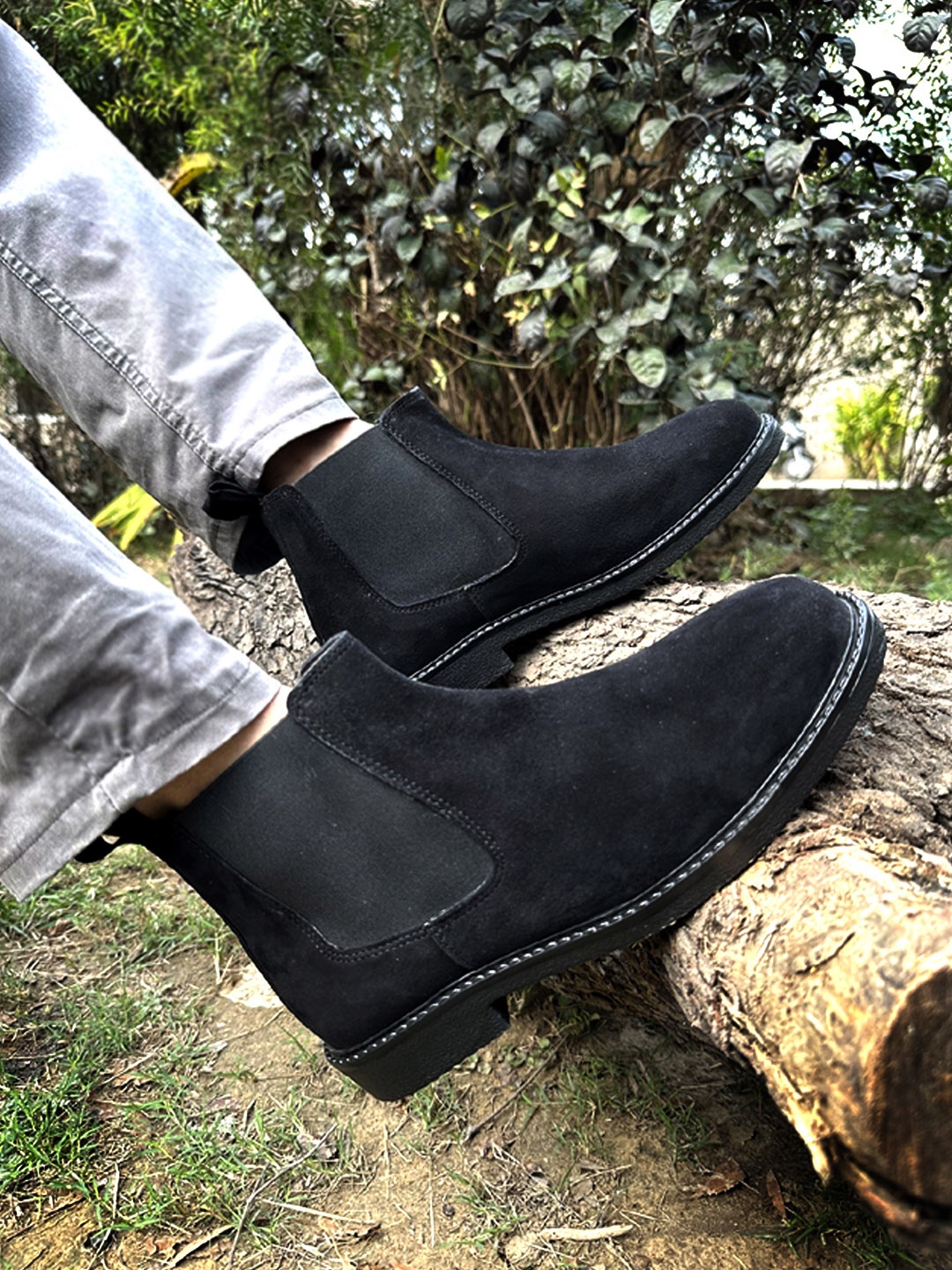 

CARLO ROMANO Men Black Flat Boots
