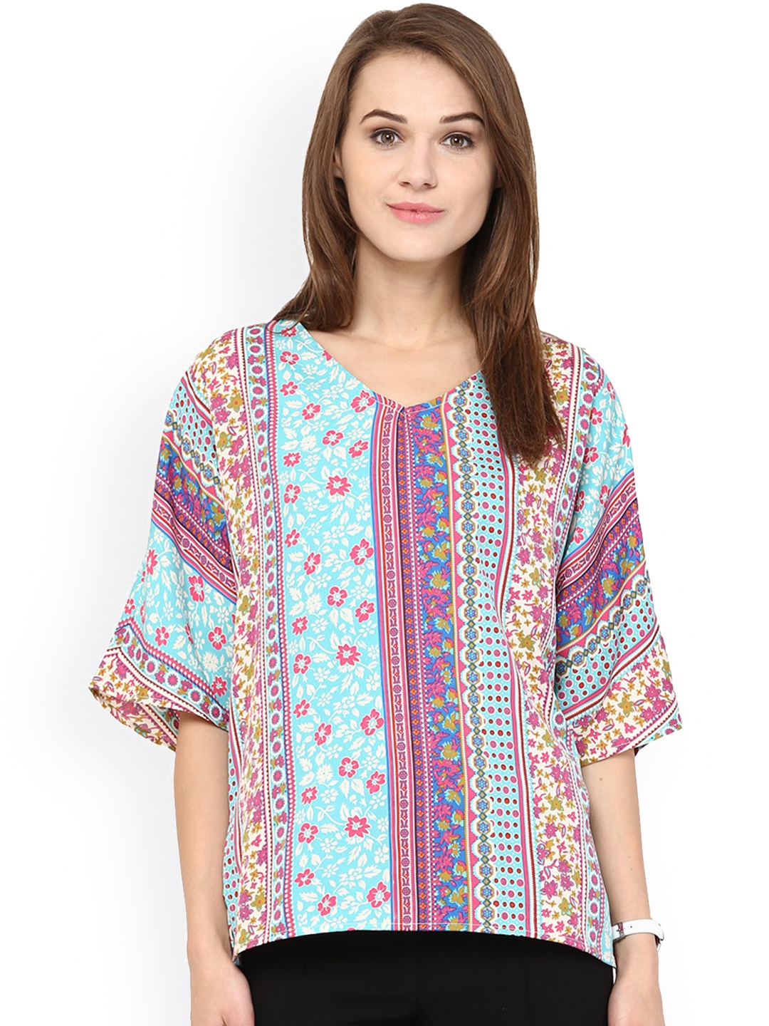 

Harpa Multicoloured Floral Print Top, Multi