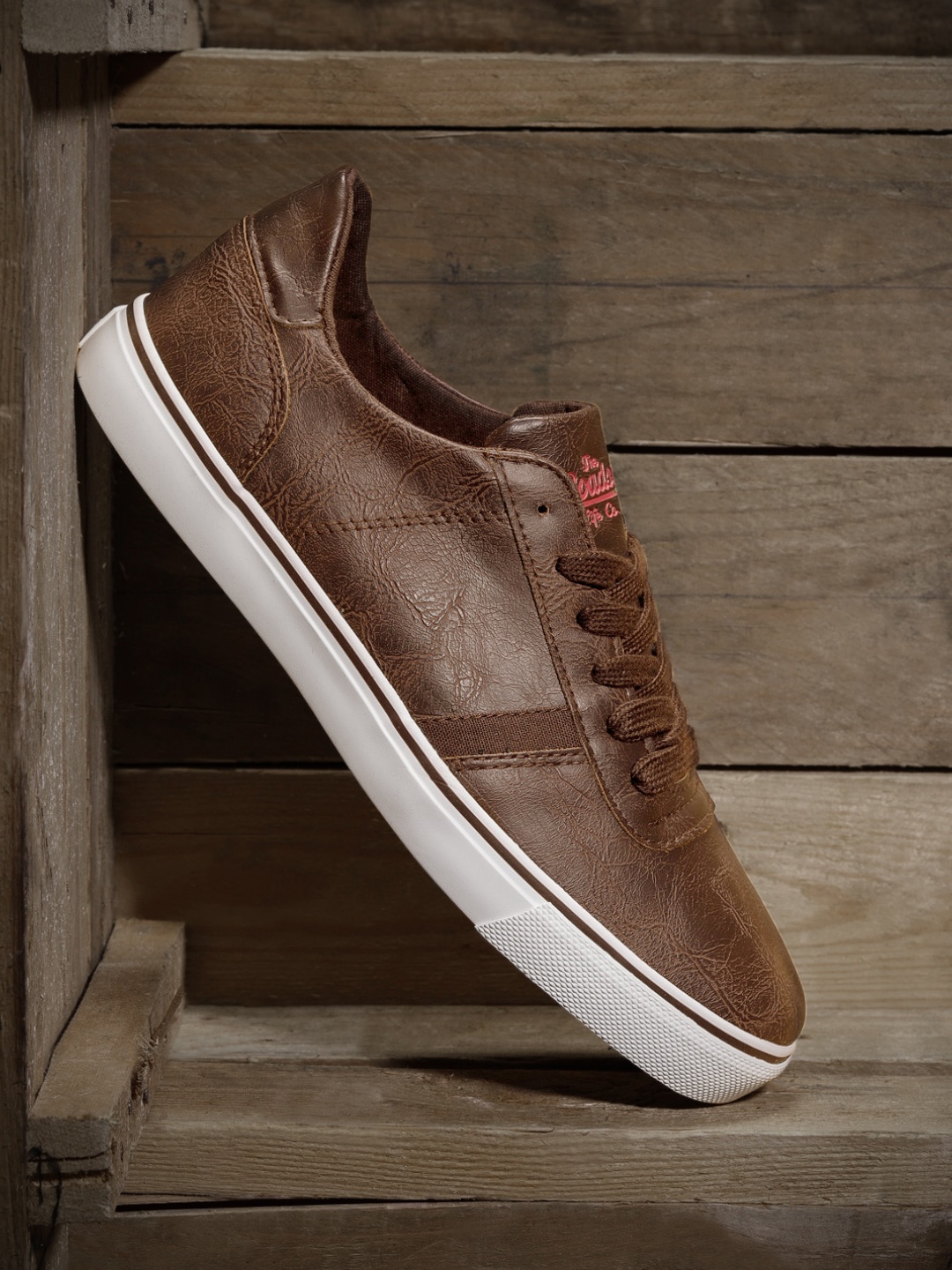 

Roadster Men Brown Solid Sneakers