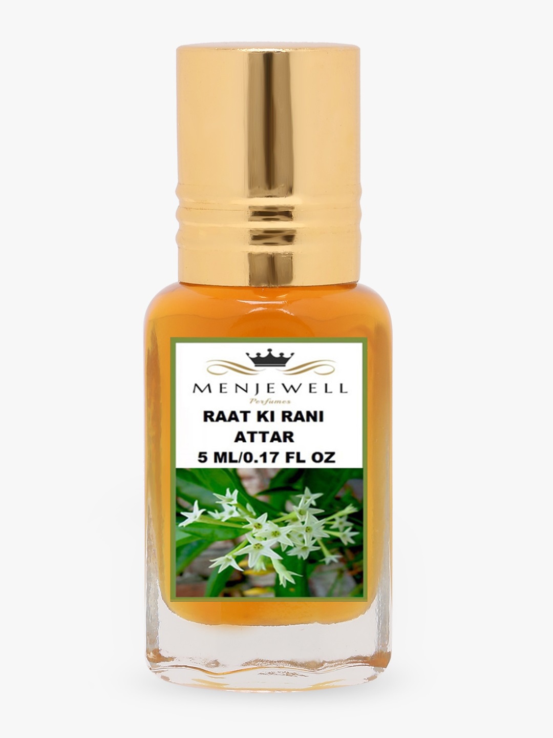 

Menjewell Raat Ki Rani Attar Perfume 5ml, Off white