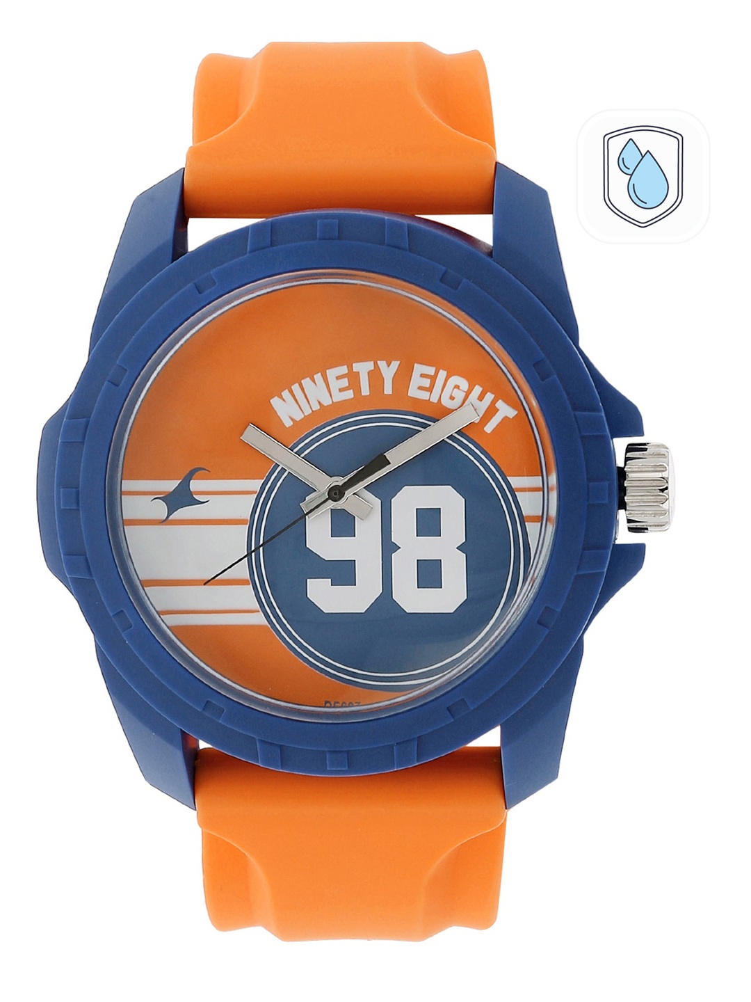 

Fastrack Unisex Orange Printed Dial & Orange Straps Analogue Watch 38018PP02