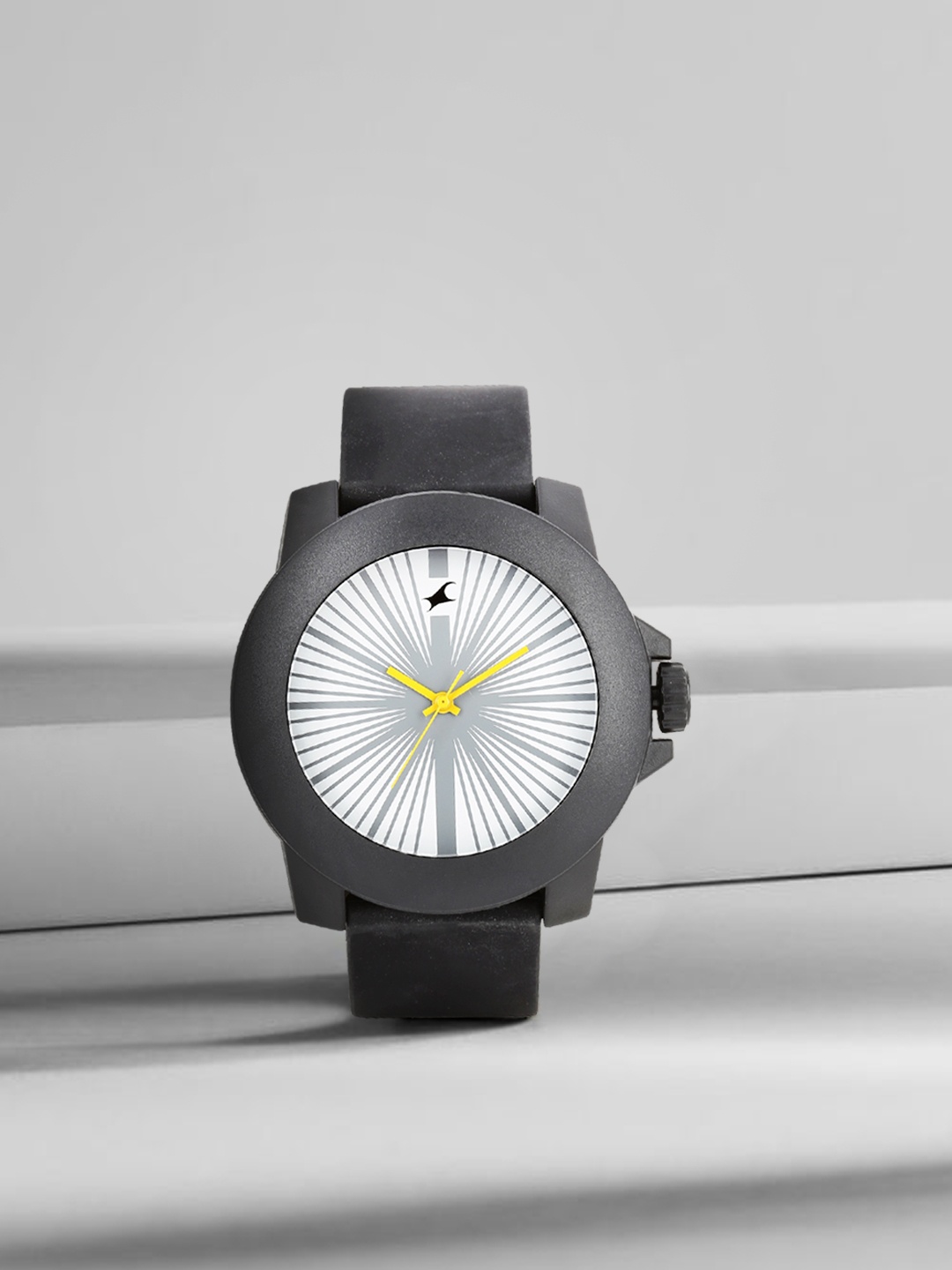 

Fastrack Tees Men White Dial Watch 38021PP04J