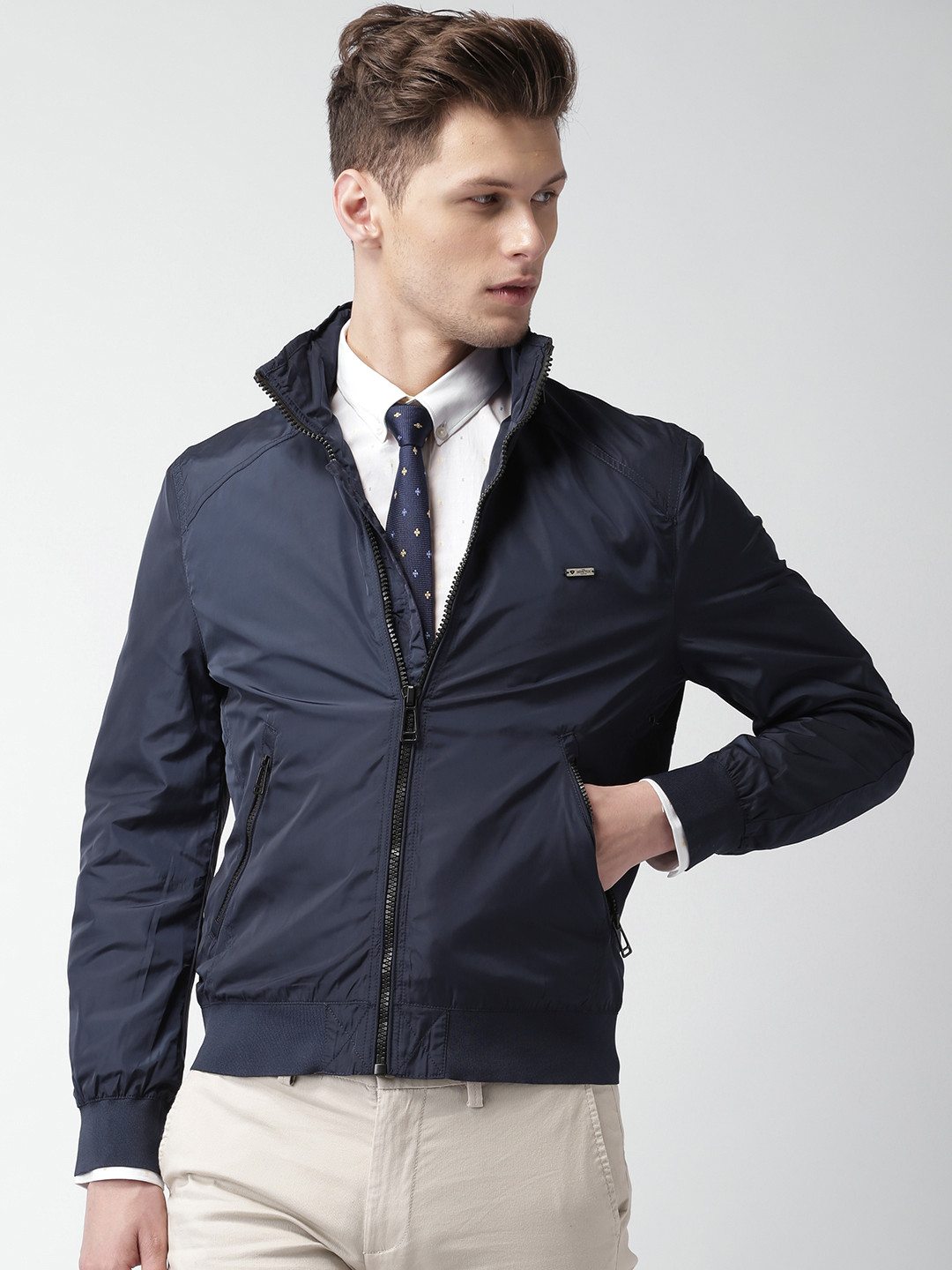 

INVICTUS Navy Jacket, Navy blue