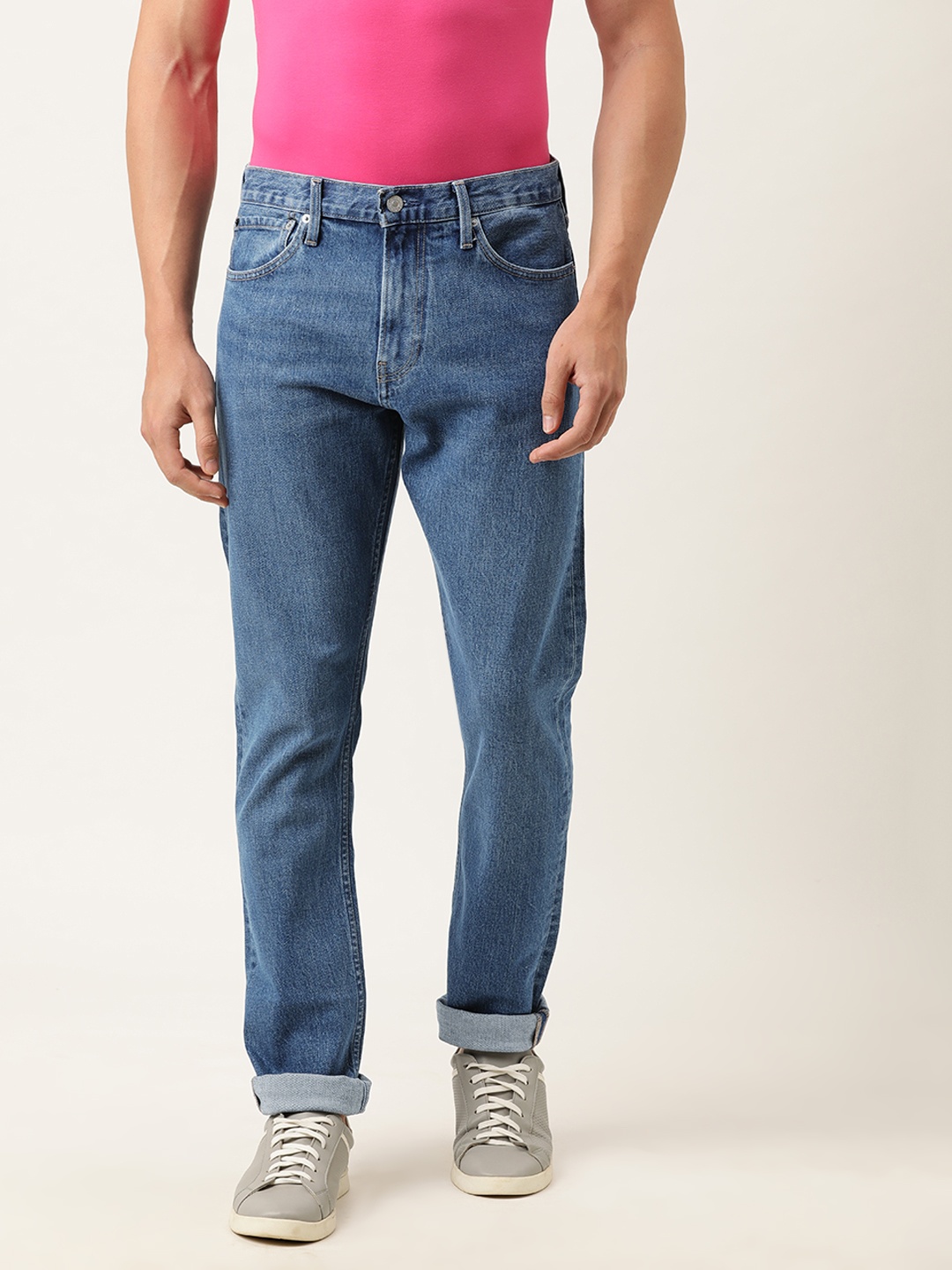 

Calvin Klein Jeans Men Blue Slim Fit Mid-Rise Clean Look Stretchable Jeans