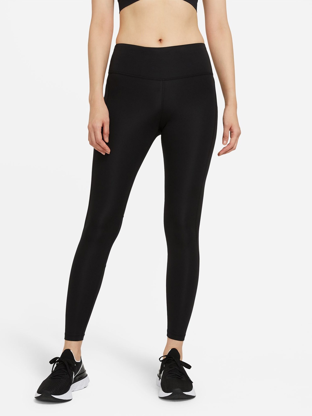 

Nike Women Black Solid Epic Fast Running Tights