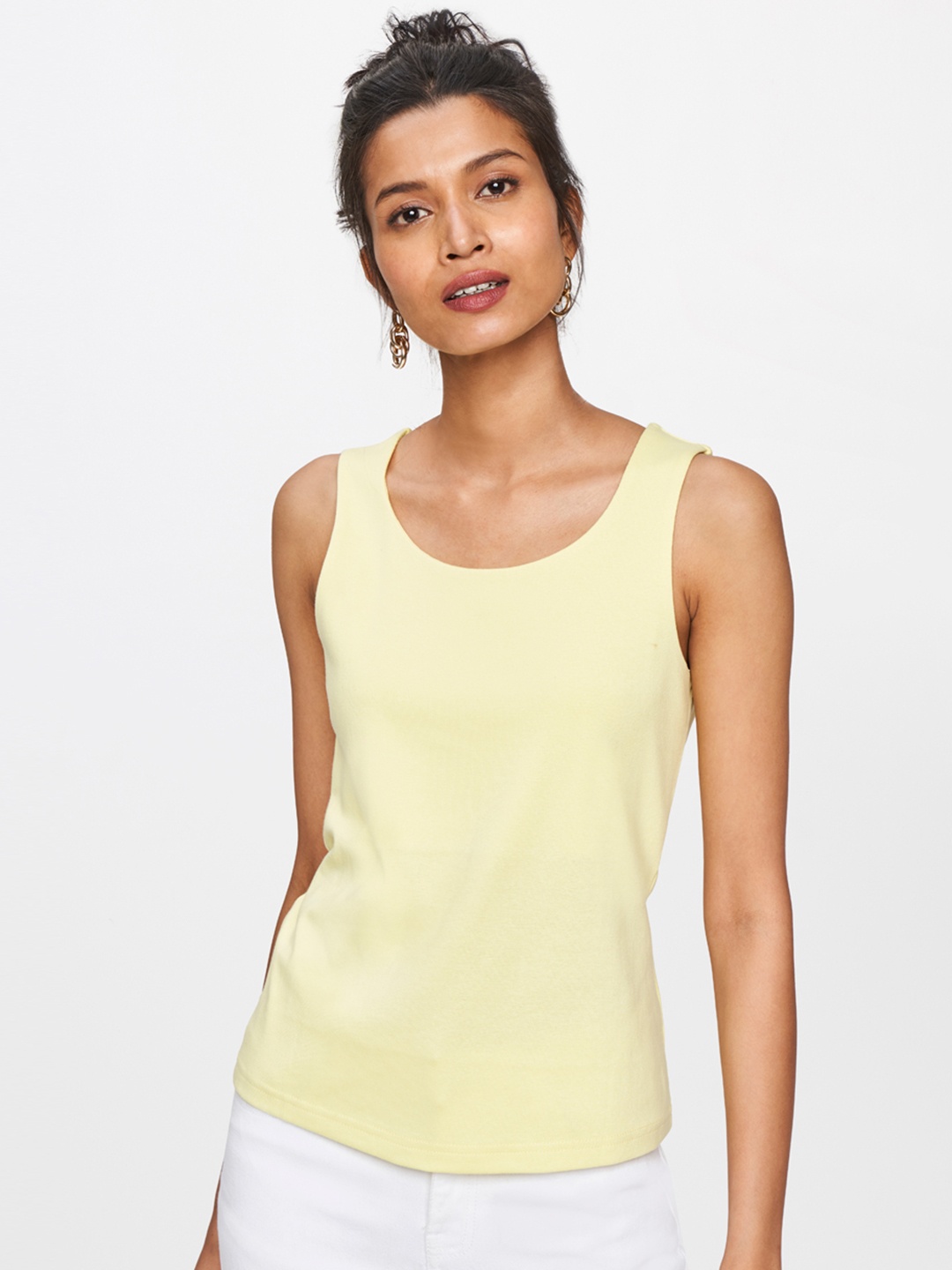 

AND Yellow Tank Top