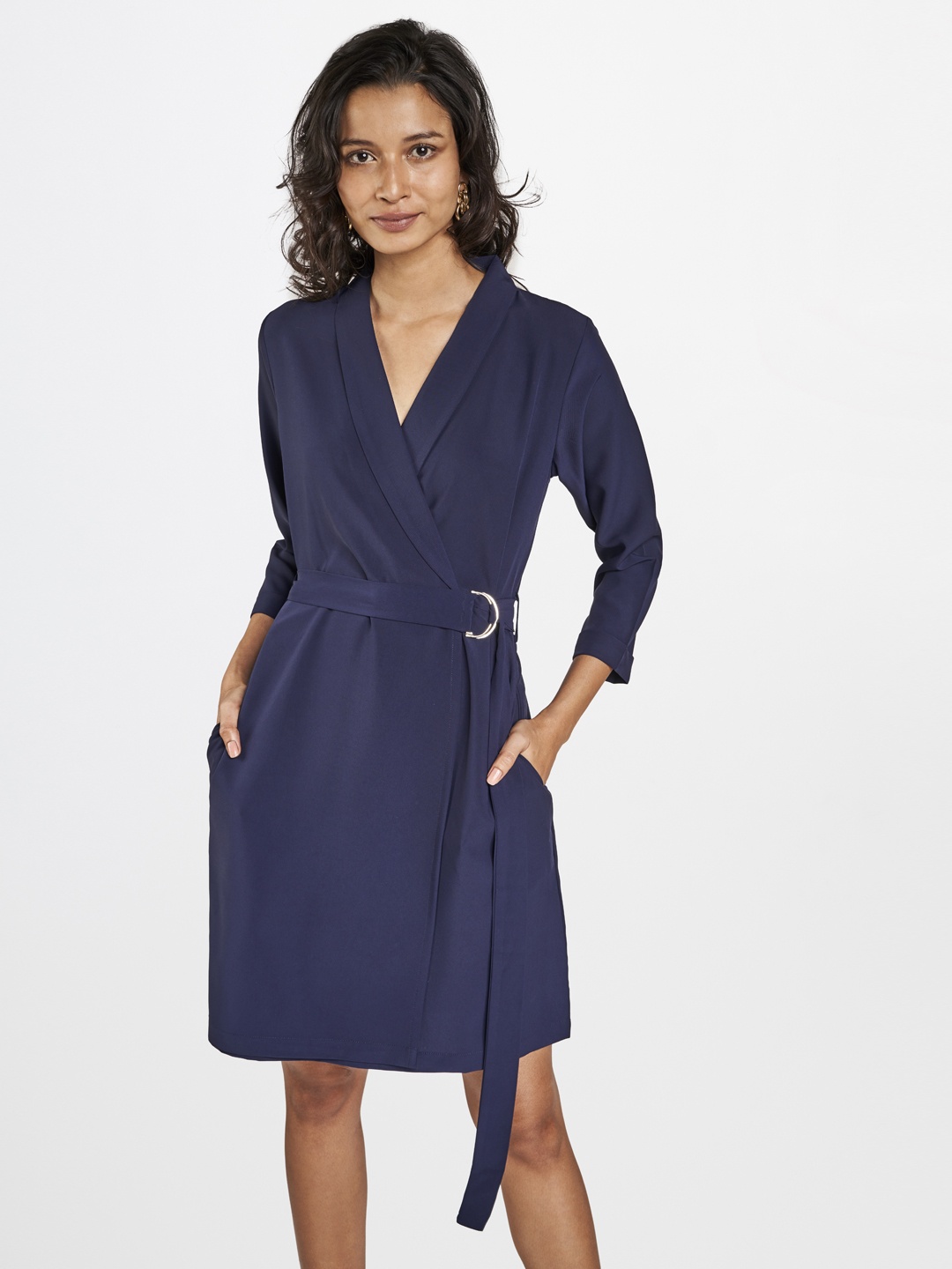 

AND Navy Blue Blazer Dress