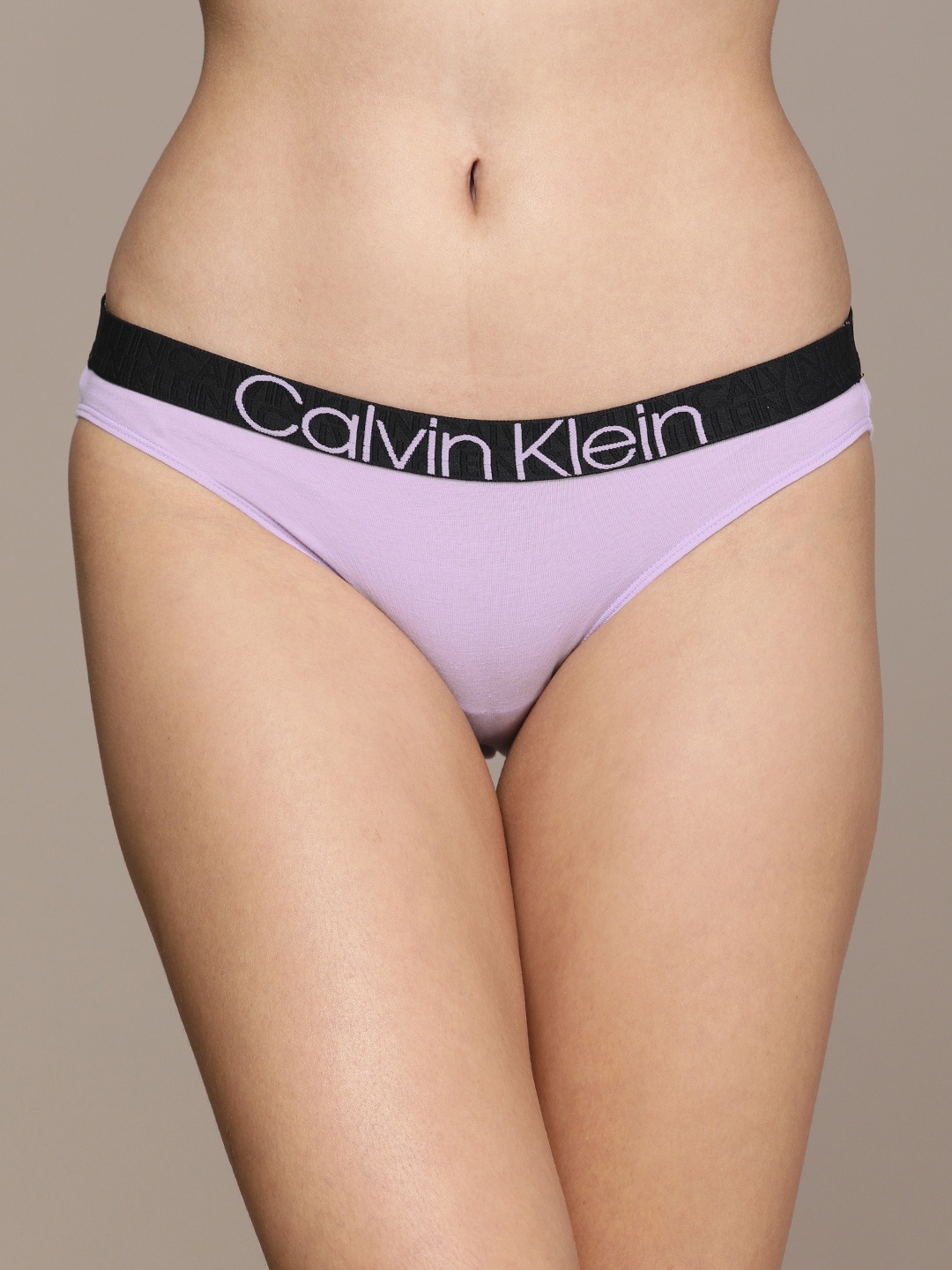 

Calvin Klein Underwear Women Lavender Brand Logo Bikini Briefs QF6580ADC9S