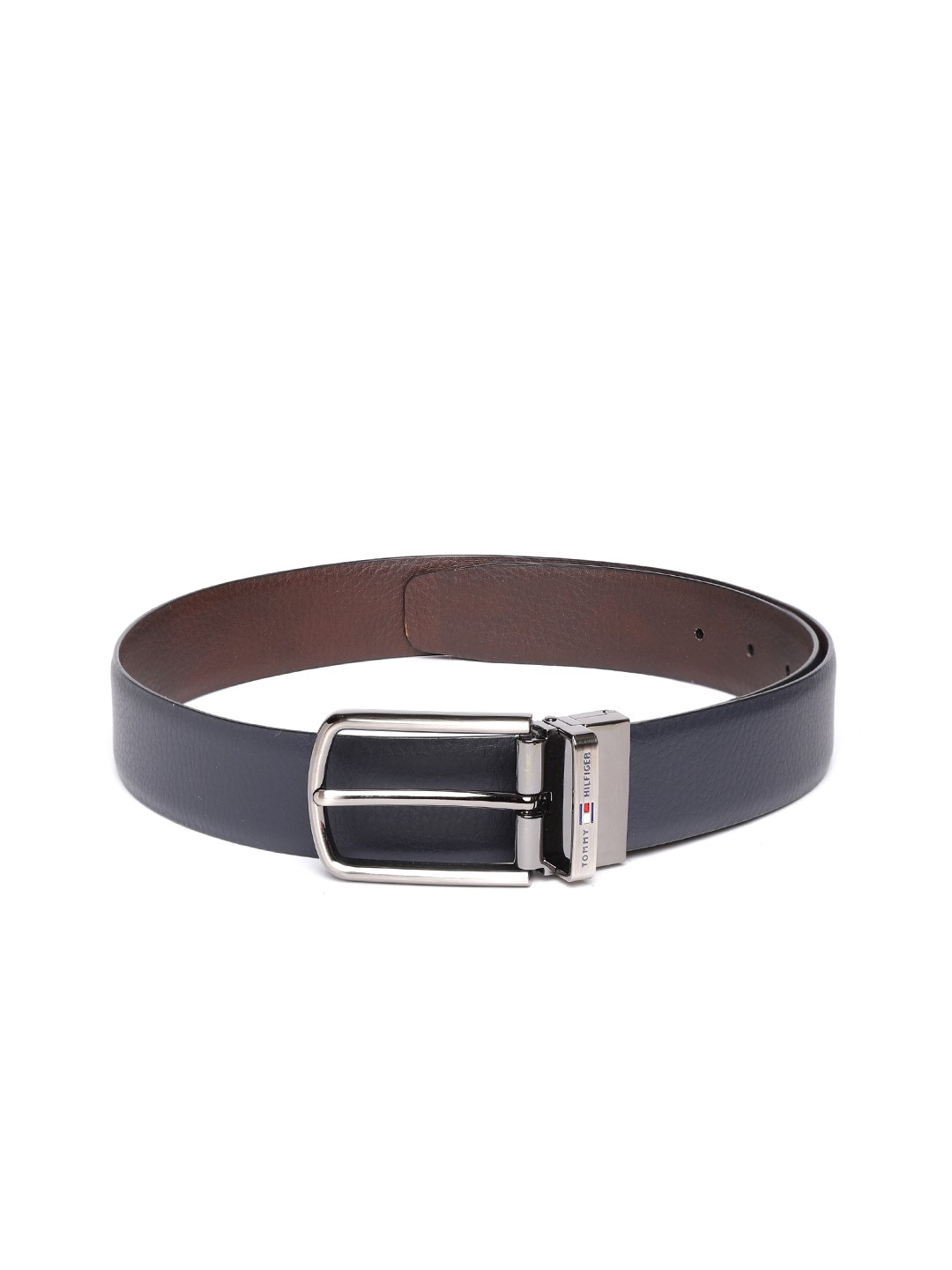 

Tommy Hilfiger Men Reversible Leather Belt, Navy blue
