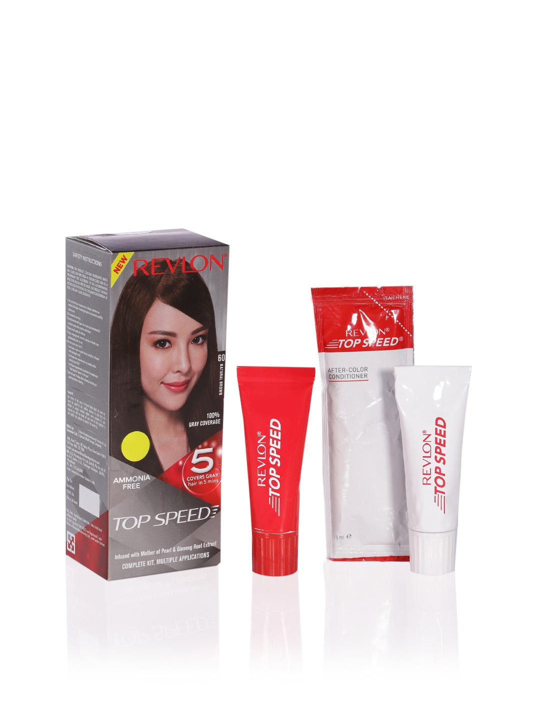 

Revlon Top Speed Hair Color Small Pack - Natural Brown 60
