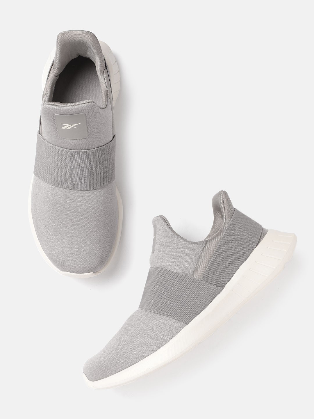 

Reebok Women Grey Solid Lite Slip 2.0 Running Shoes