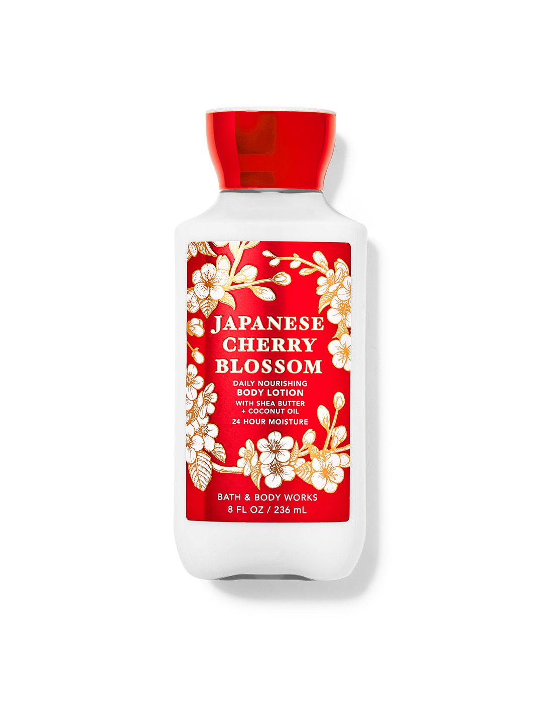 

Bath & Body Works Japanese Cherry Blossom Super Smooth Body Lotion with Shea Butter 236 ml, White