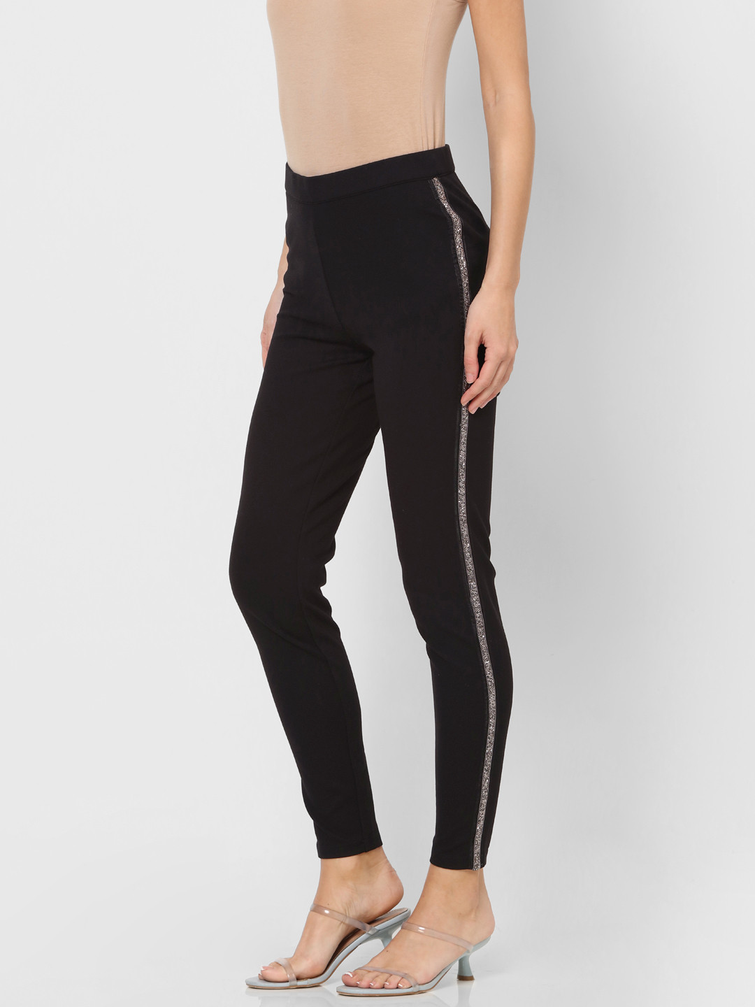 

ONLY Women Black Solid Jeggings