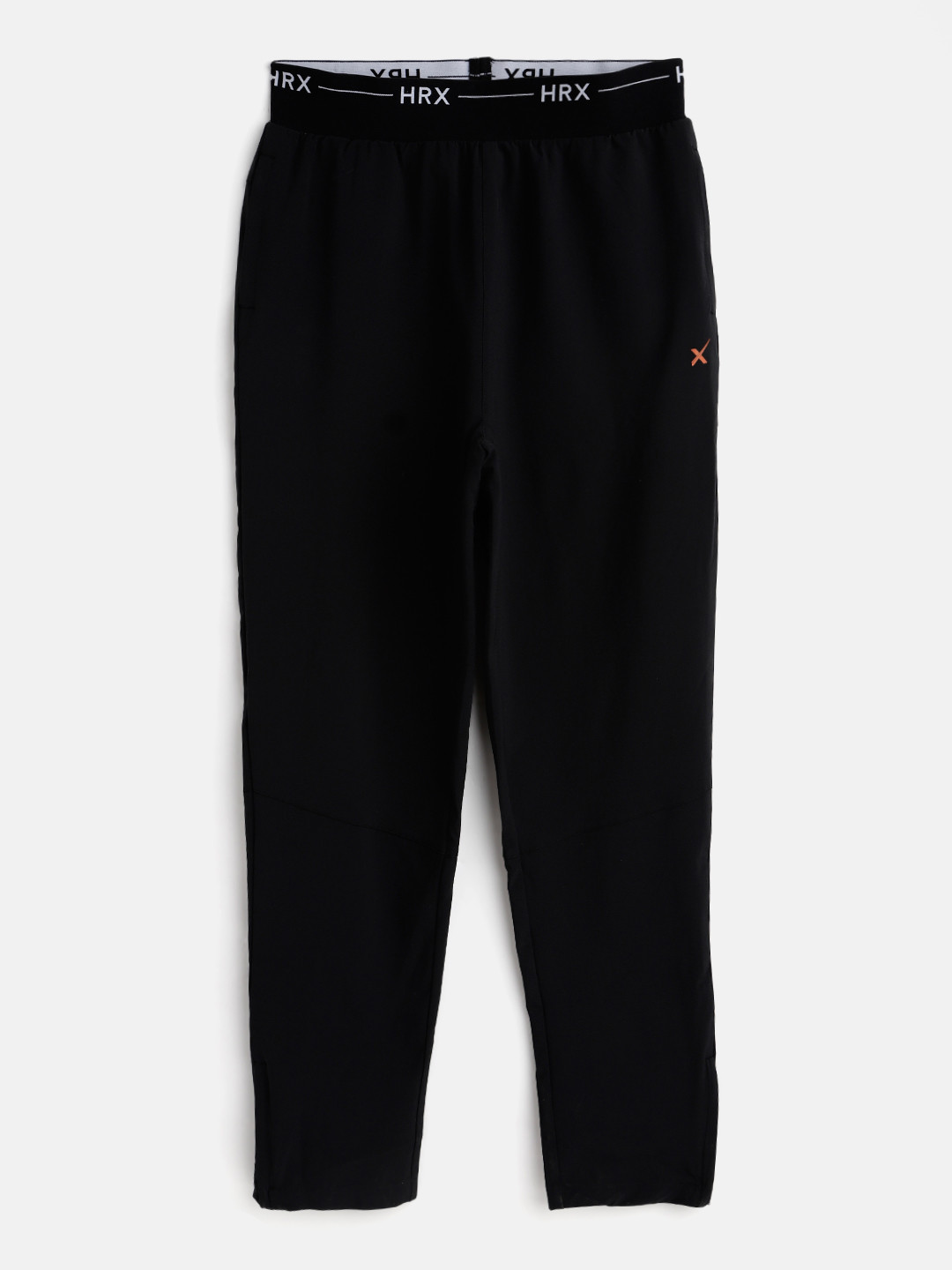 

HRX By Hrithik Roshan U-17 Boys Black Solid Slim Tapered Fit Rapid-Dry Active Track Pants
