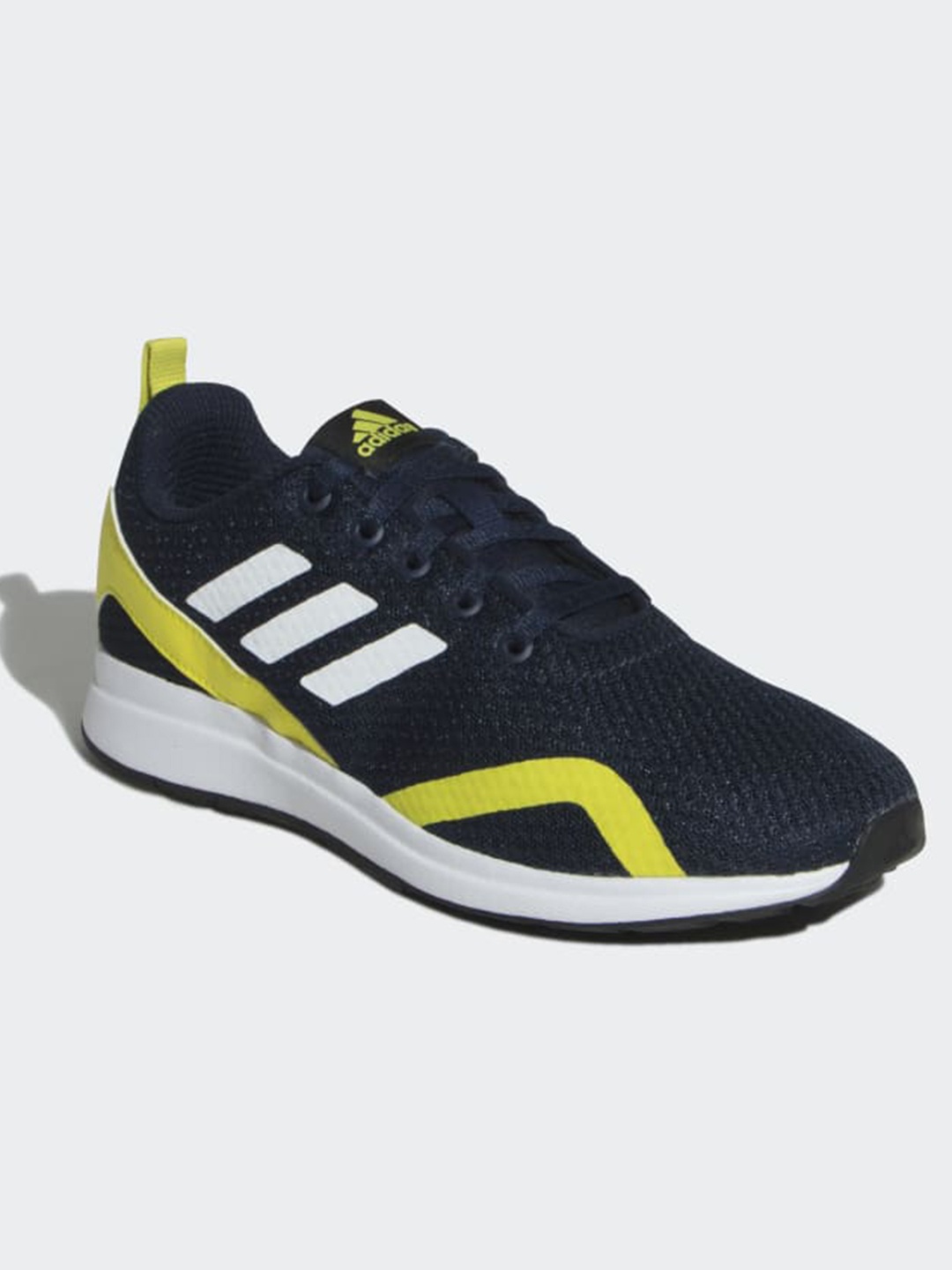 

ADIDAS Kids Navy & Yellow GLARUS 2.0 Woven Design Running Shoes, Navy blue