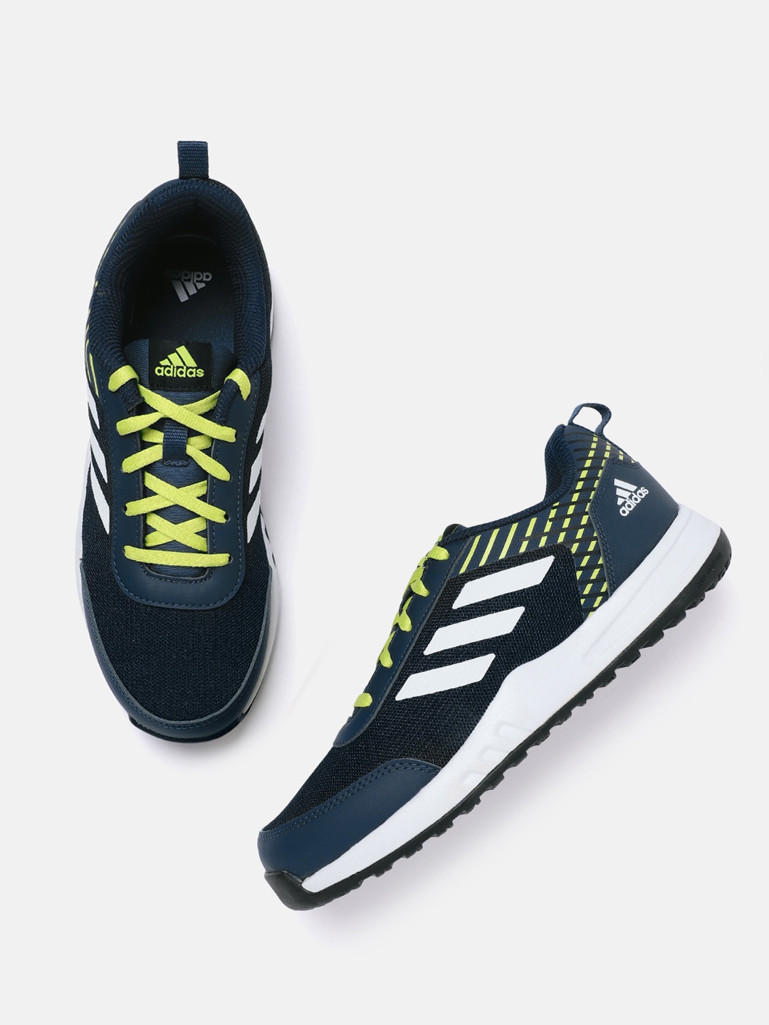 

ADIDAS Kids Woven Design LIT-UP 1.0 Running Shoes, Navy blue