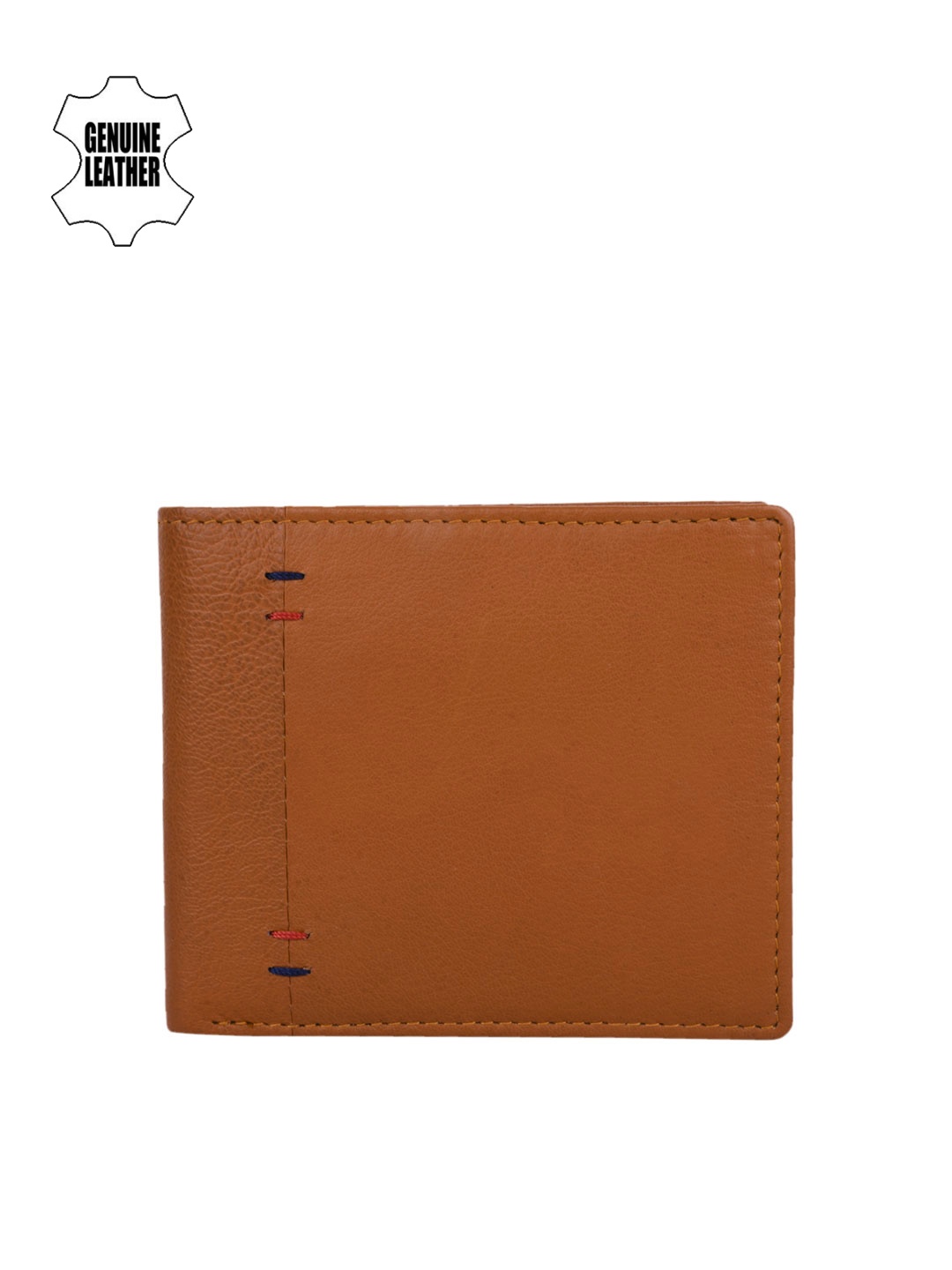 

TKWD Leathers Men Tan Brown Genuine Leather Wallet