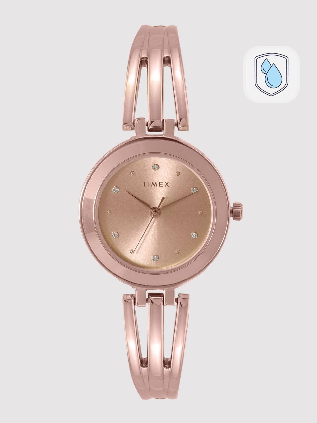 

Timex Women Rose Gold-Toned Analogue Watch - TWTL10305