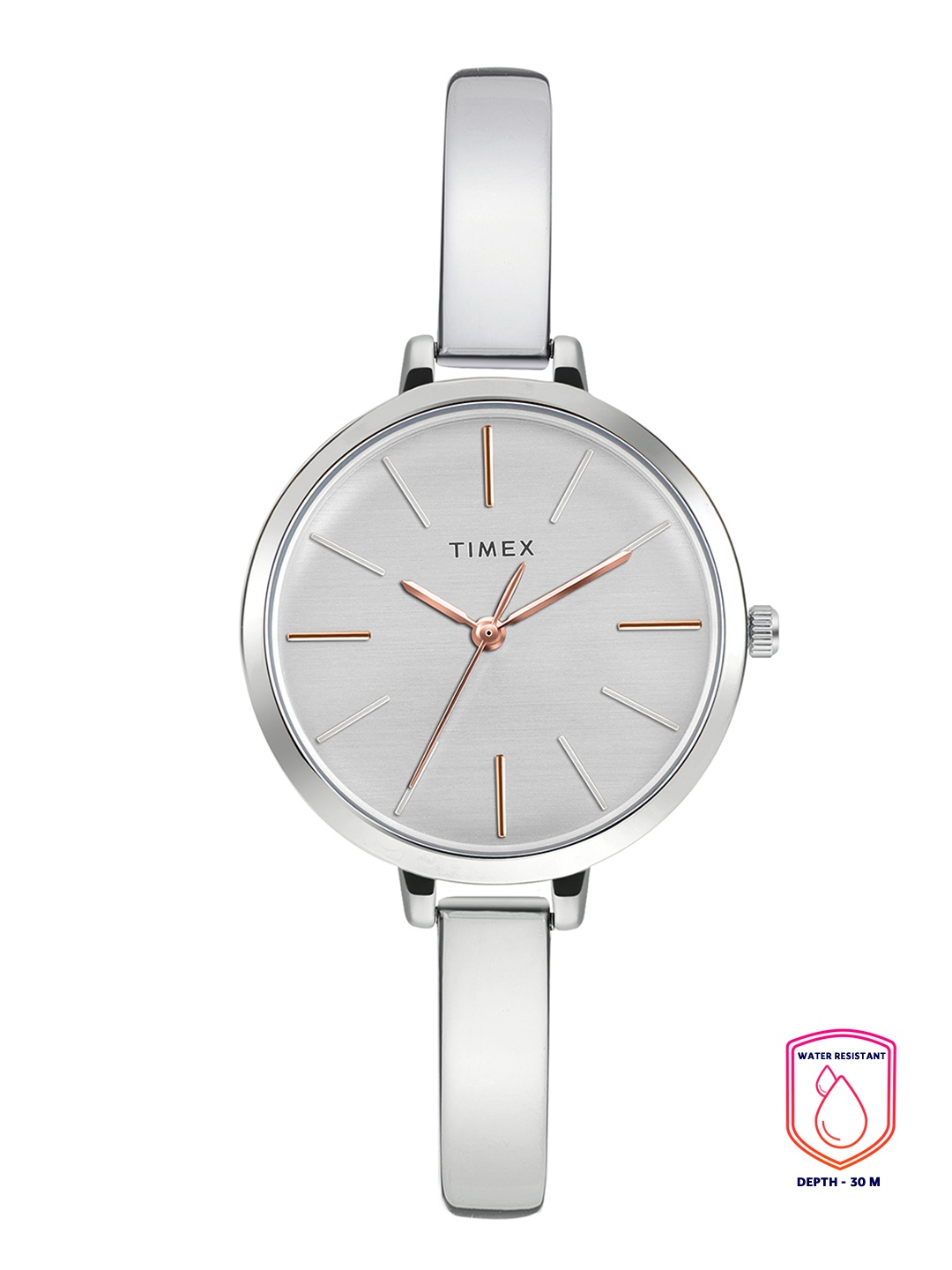 

Timex Women Silver-Toned Analogue Watch - TWEL12806