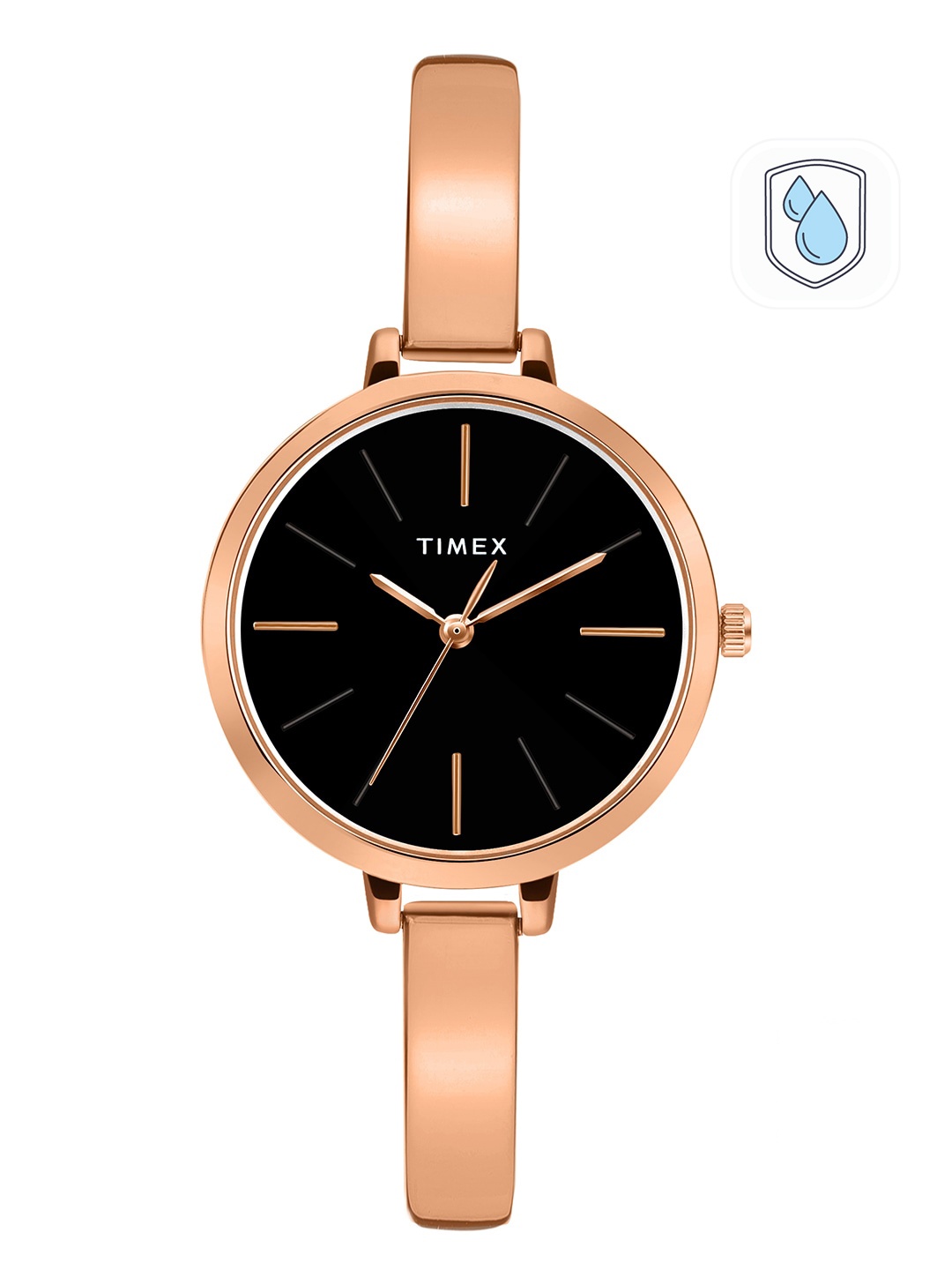 

Timex Women Black Analogue Watch - TWEL12805