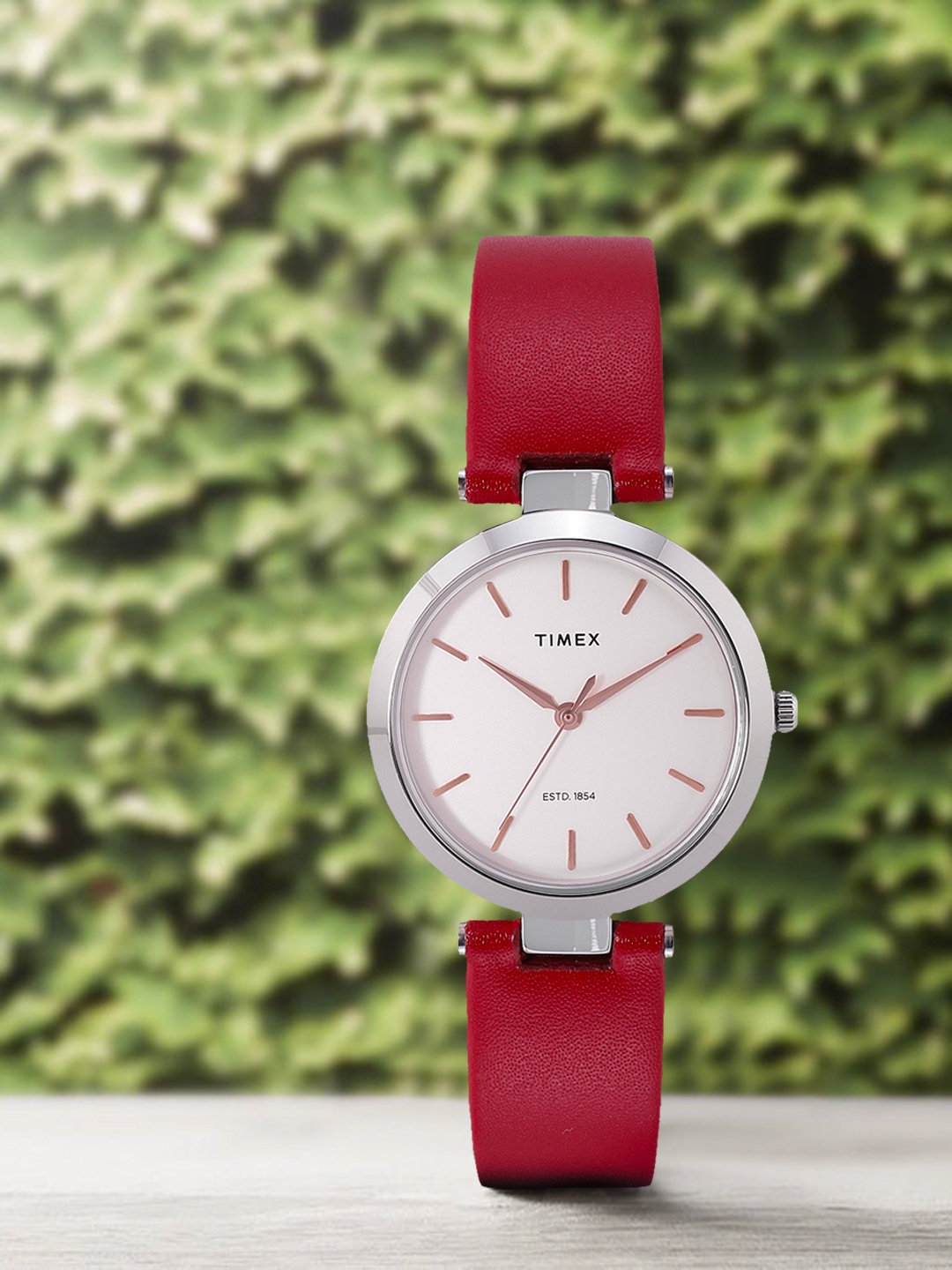 

Timex Women Silver-Toned Analogue Watch - TWEL11815