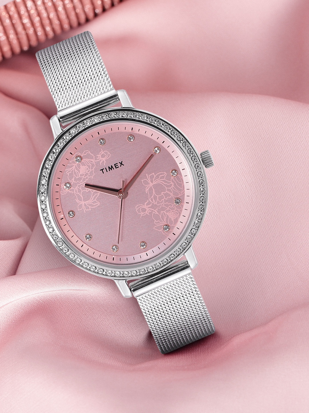 

Timex Women Pink Analogue Watch - TWEL14700