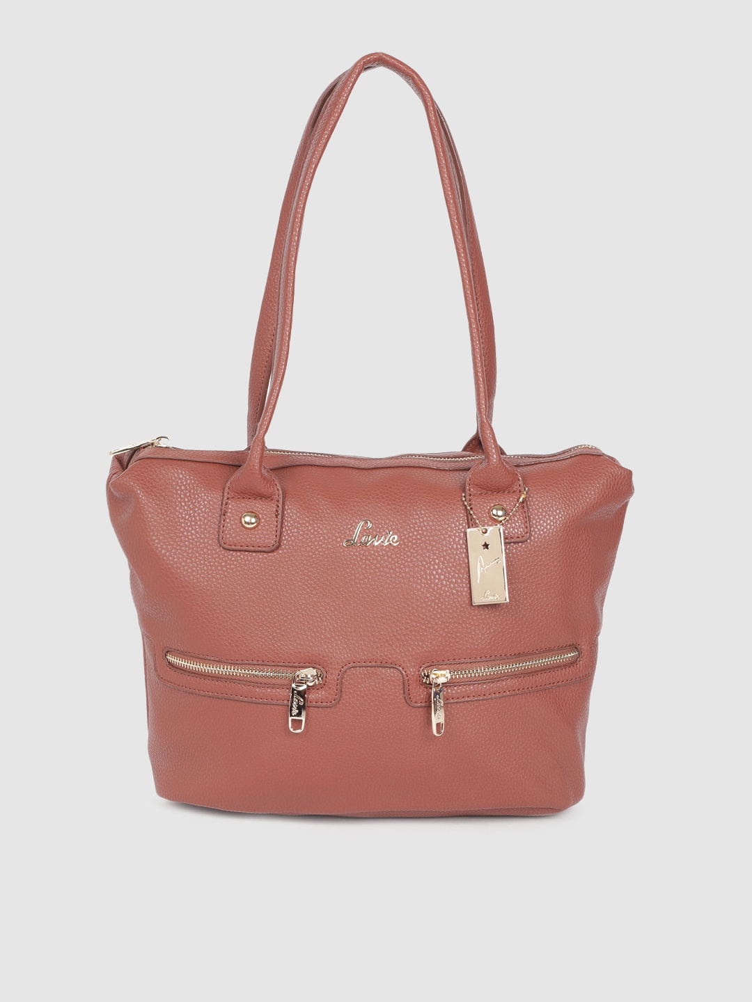 

Lavie Tan Brown Solid Shoulder Bag