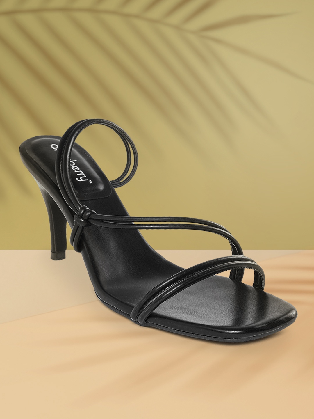 

DressBerry Women Black Solid Heels