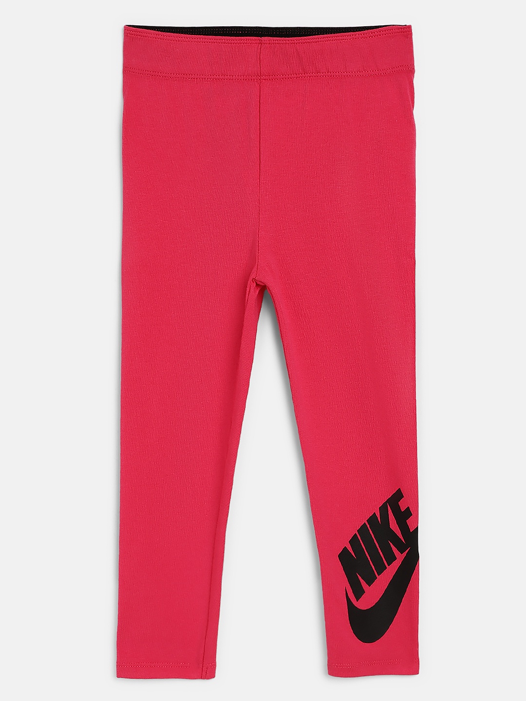 

Nike Girls Coral Pink Leg A See Solid High Rise Tights