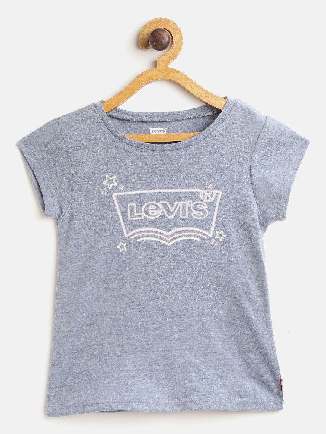 

Levis Infant Girls Blue Brand Logo Print Round Neck T-shirt