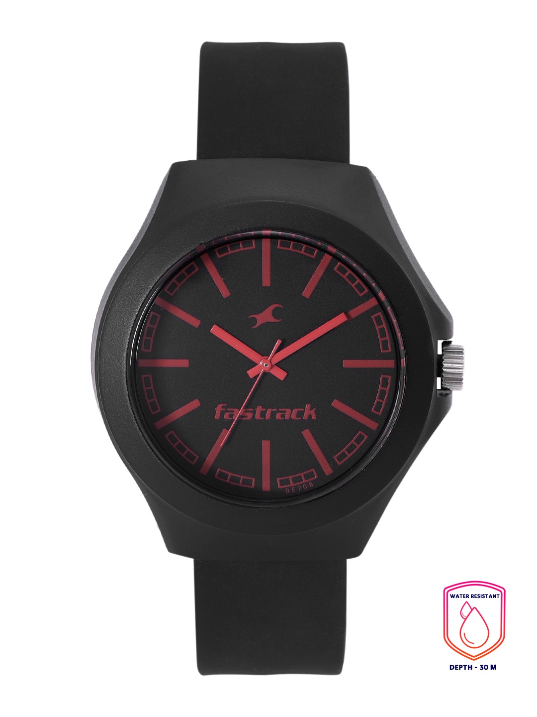 

Fastrack Men Black Dial & Straps Analogue Watch 38004PP06J