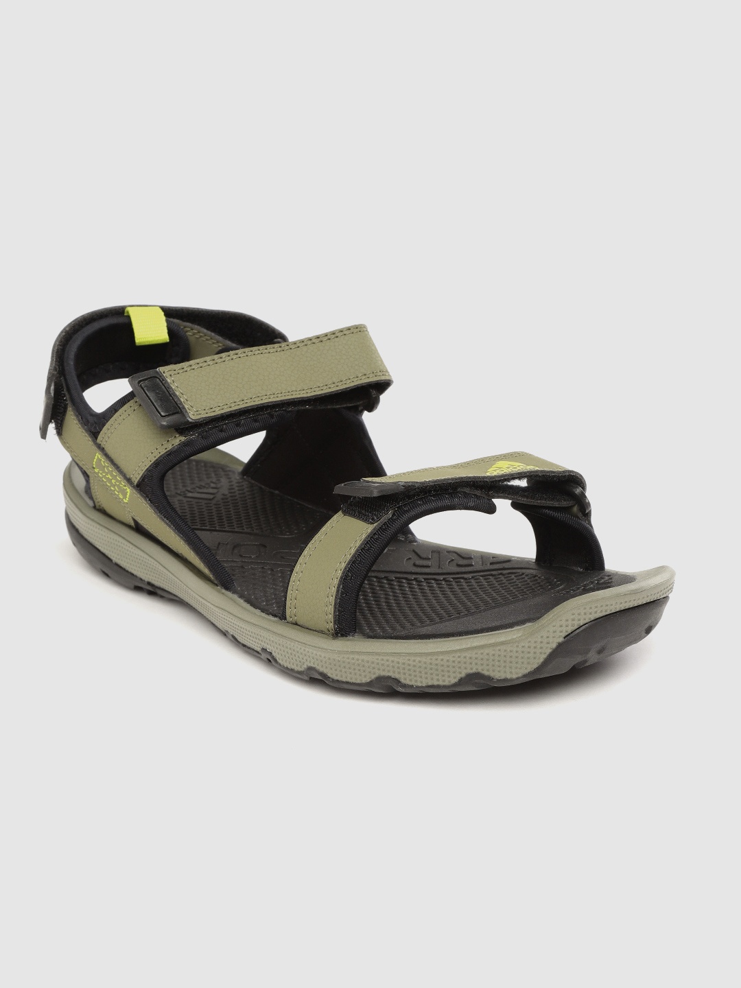 

ADIDAS Men Green Solid Ediffin II Sports Sandals
