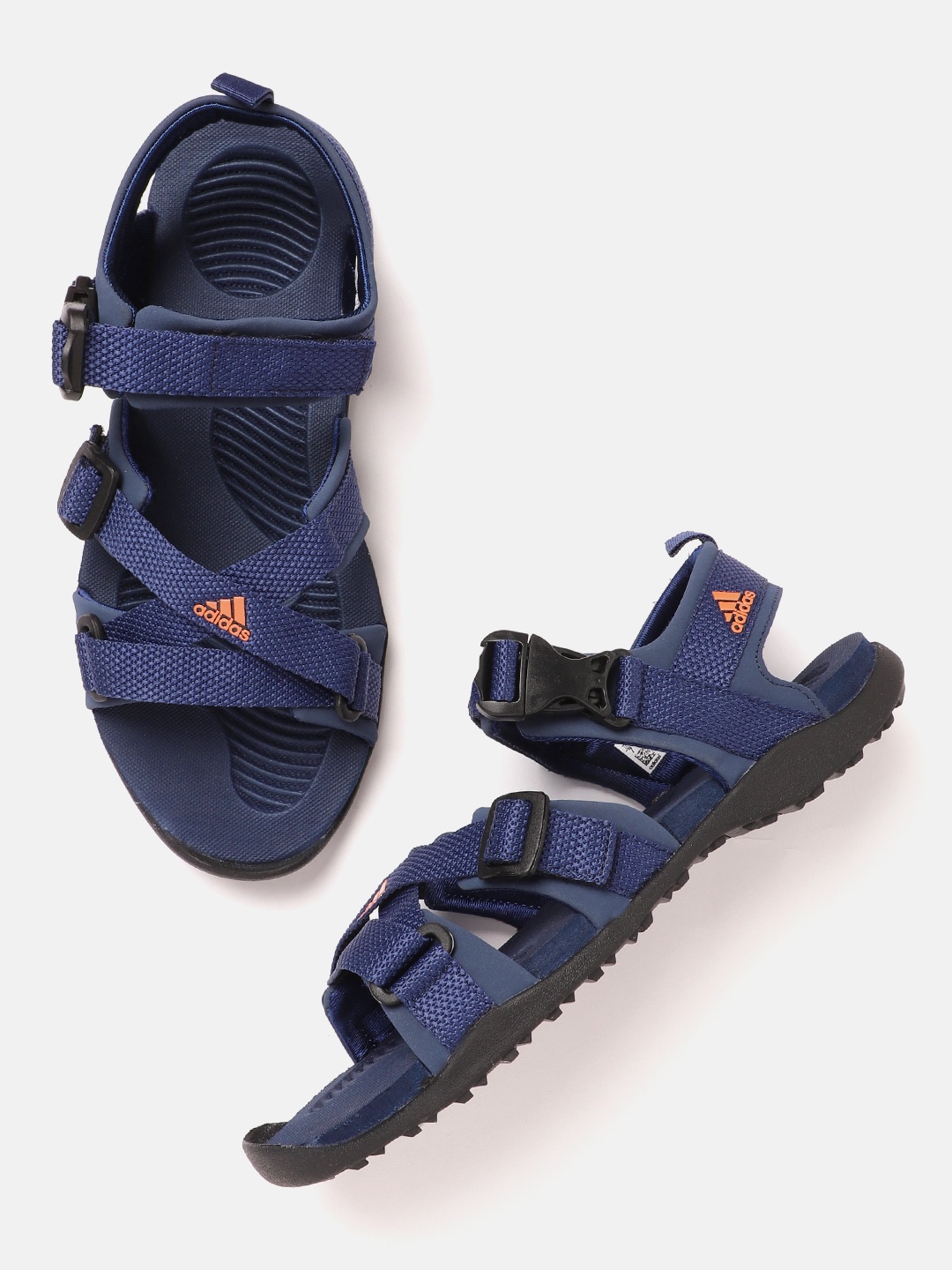 

ADIDAS Men Navy Blue Solid Gladi 2.0 Sports Sandals