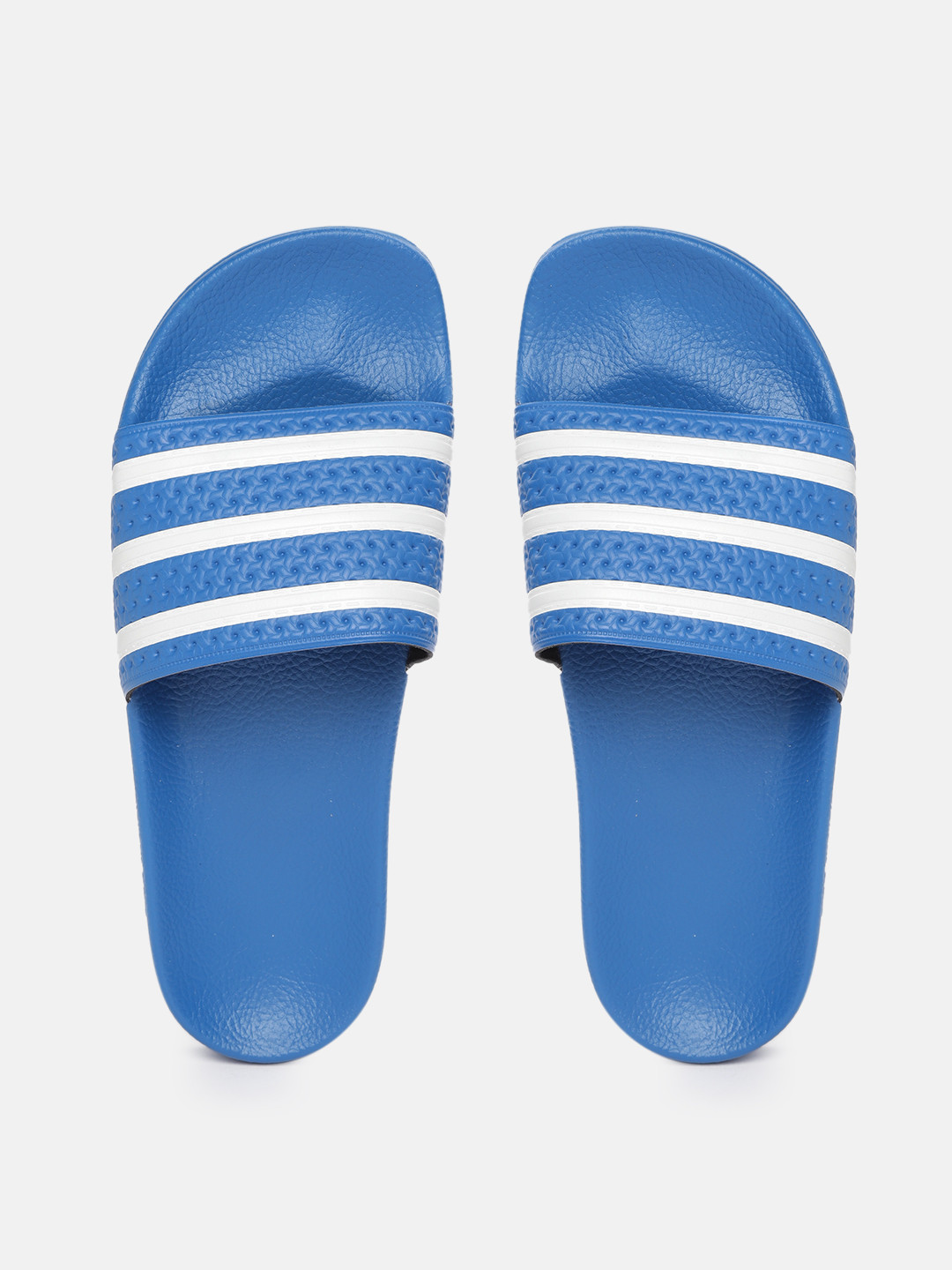 

ADIDAS Originals Men Blue & White Striped Adilette Sliders