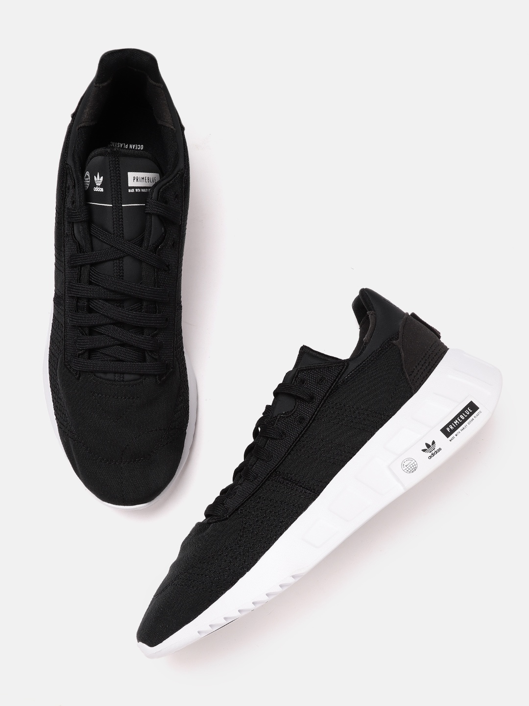 

ADIDAS Originals Men Black Thread Work Geodiver Primeblue Sustainable Sneakers