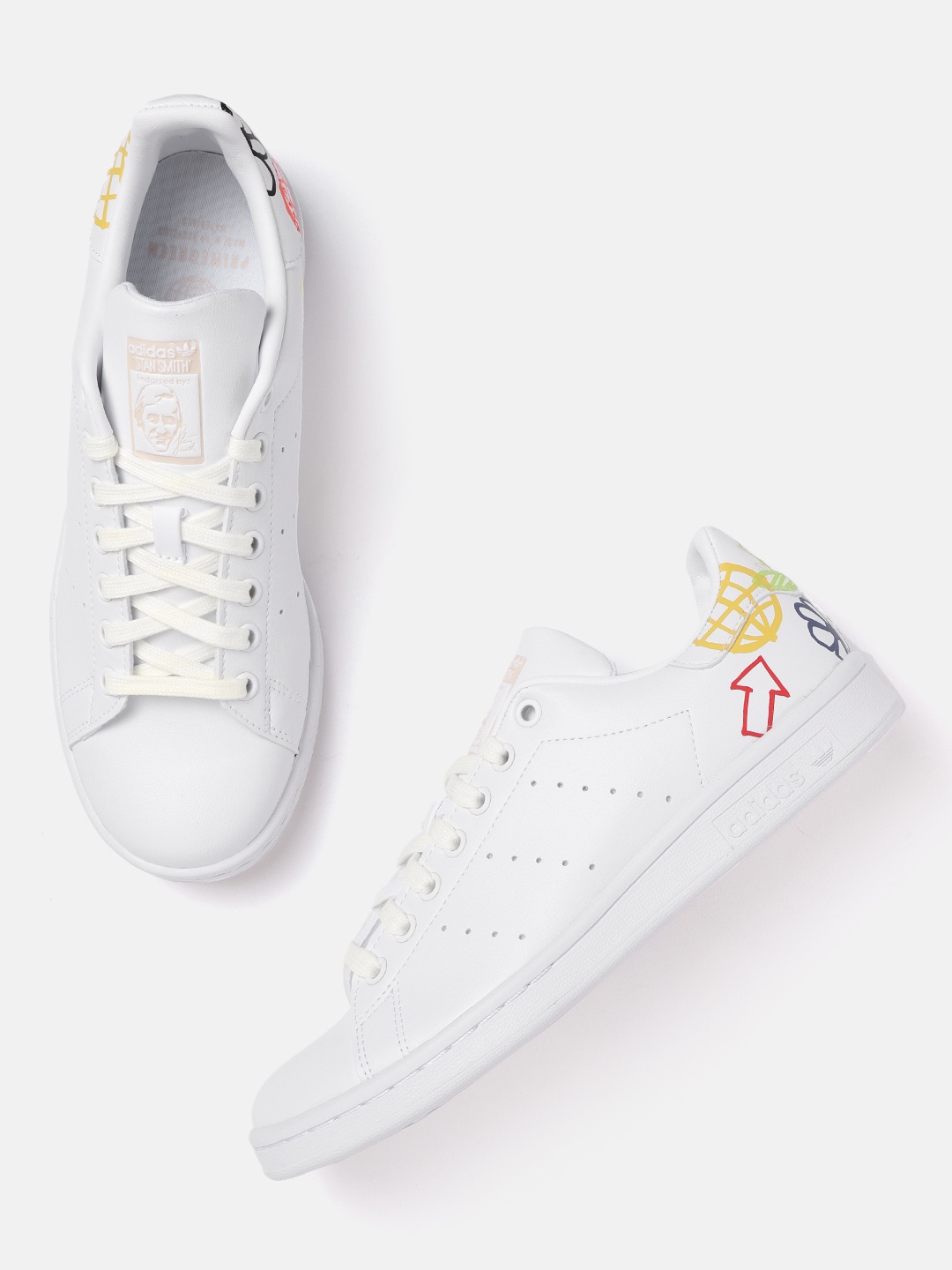 

ADIDAS Originals Women White Solid Stan Smith Sneakers