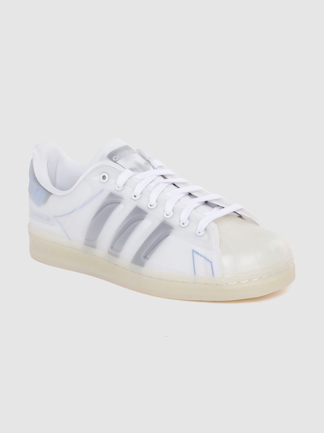 

ADIDAS Originals Men White Striped Detail Superstar Future Shell Sneakers