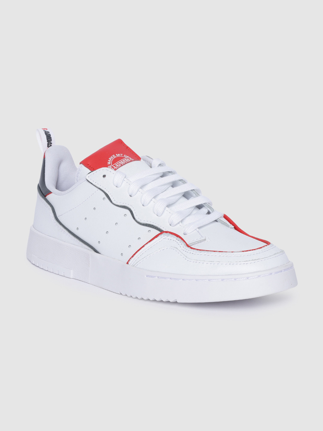

ADIDAS Originals Men White SUPERCOURT Leather Sneakers