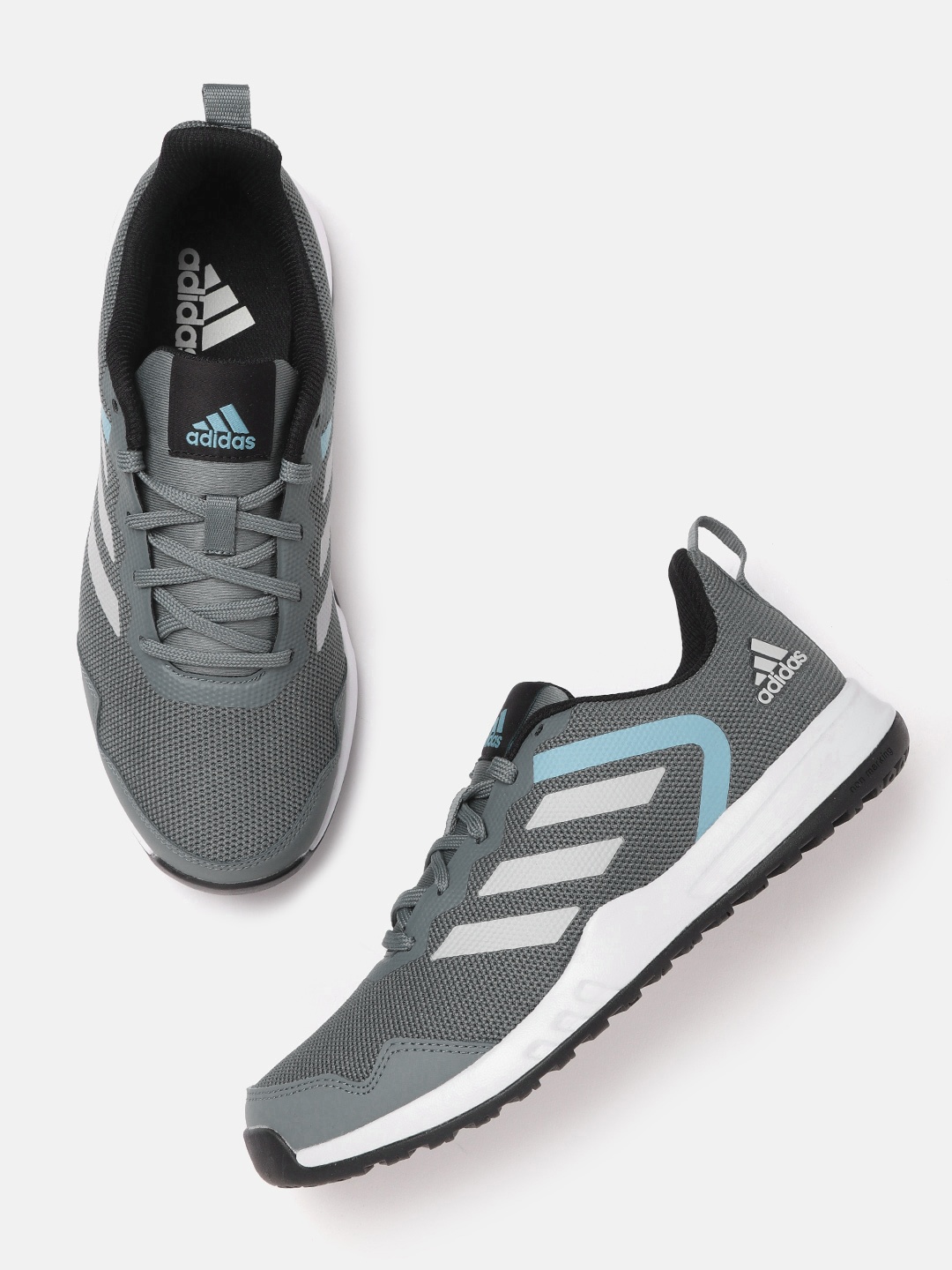 

ADIDAS Men Grey & Blue Adicaz Running Shoes