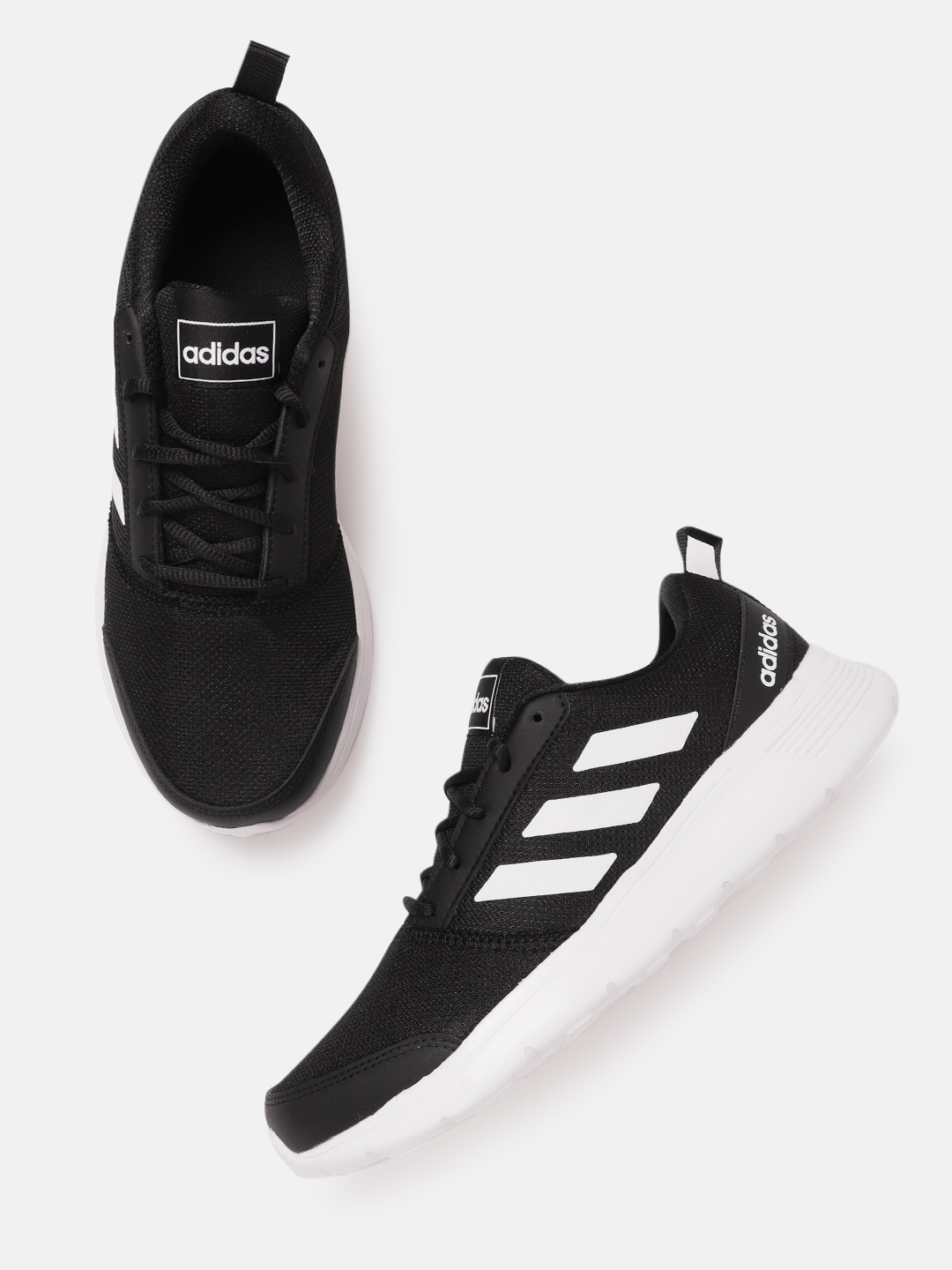 

ADIDAS Men Black Solid Adivat Running Shoes