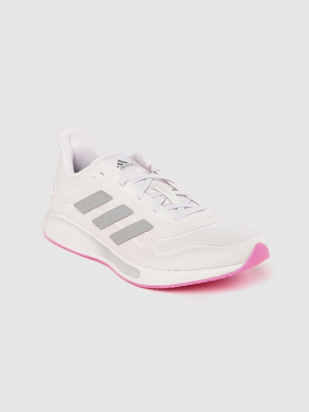 

ADIDAS Women White Woven Design Galaxar Running Shoes