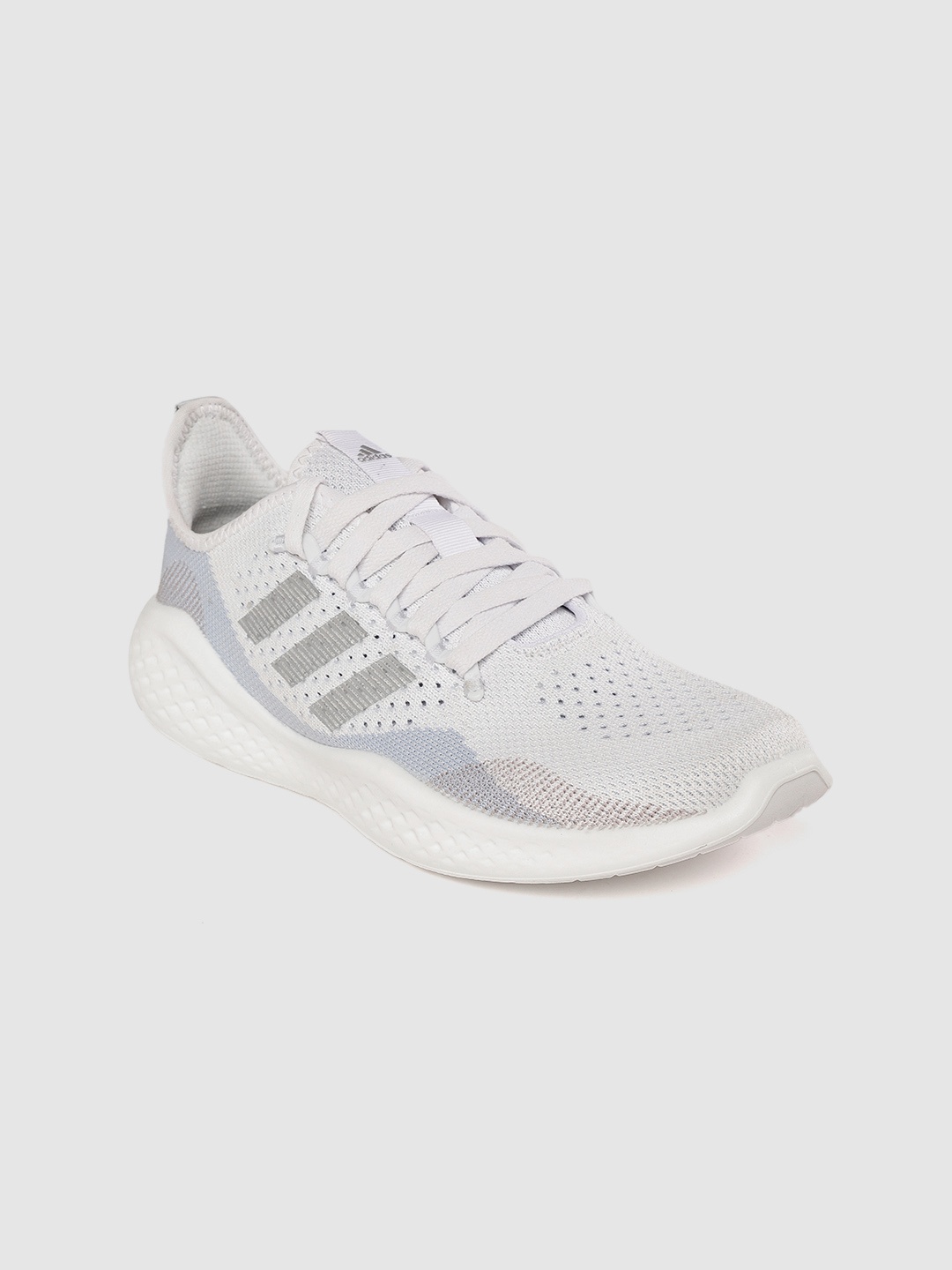 

ADIDAS Women White Woven Design Fluidflow 2.0 Running Shoes